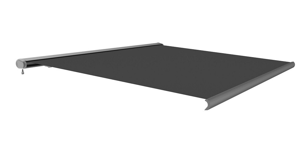 Markise Vollkassettenmarkise elektrisch 4x3m anthrazit Sunray Kassettenmarkise UV-Schutz Balkon - Bild 1