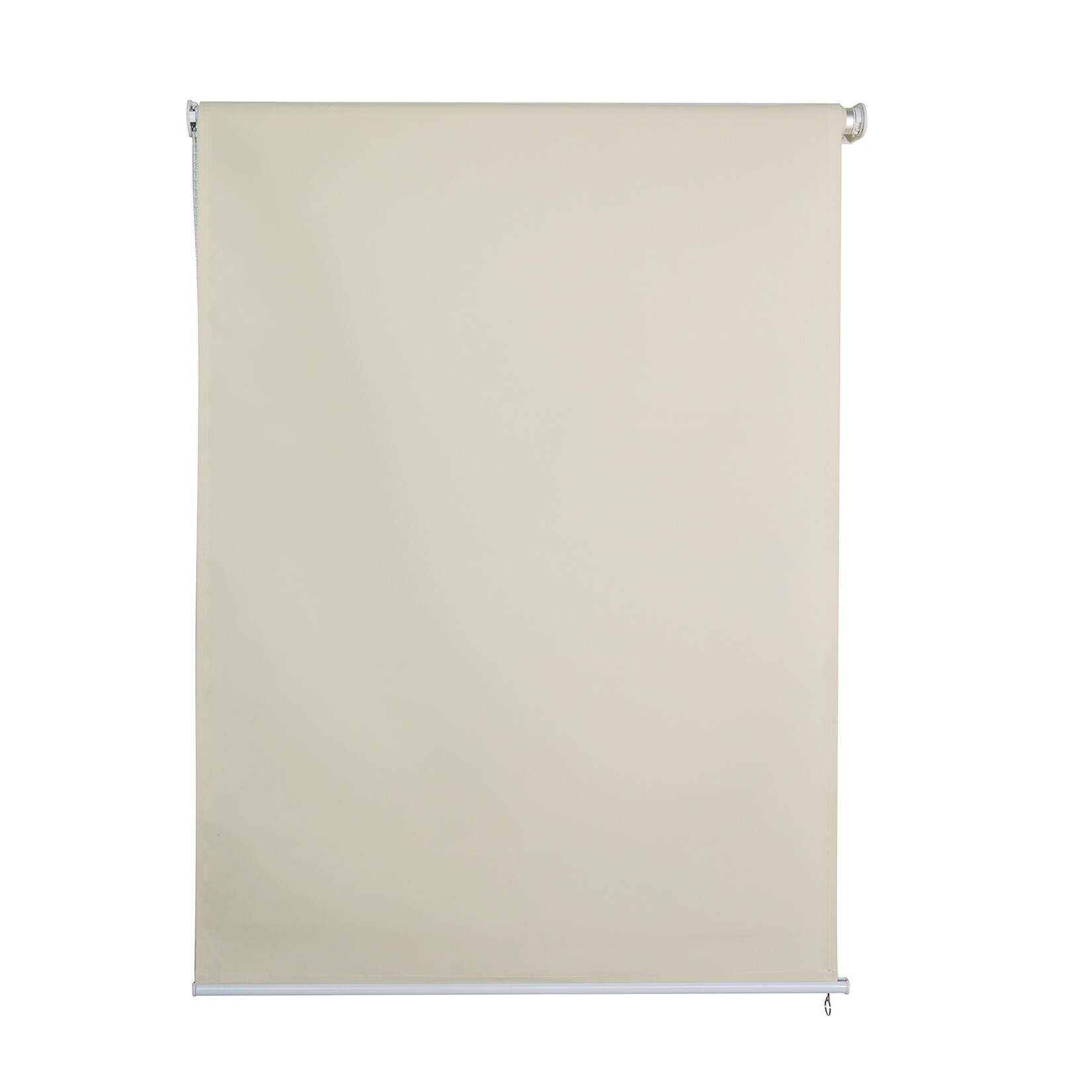Vertikalmarkise Balkonmarkise Beschattung Sichtschutzrollo 1.0 x 2.3 m beige Außenrollo Garten