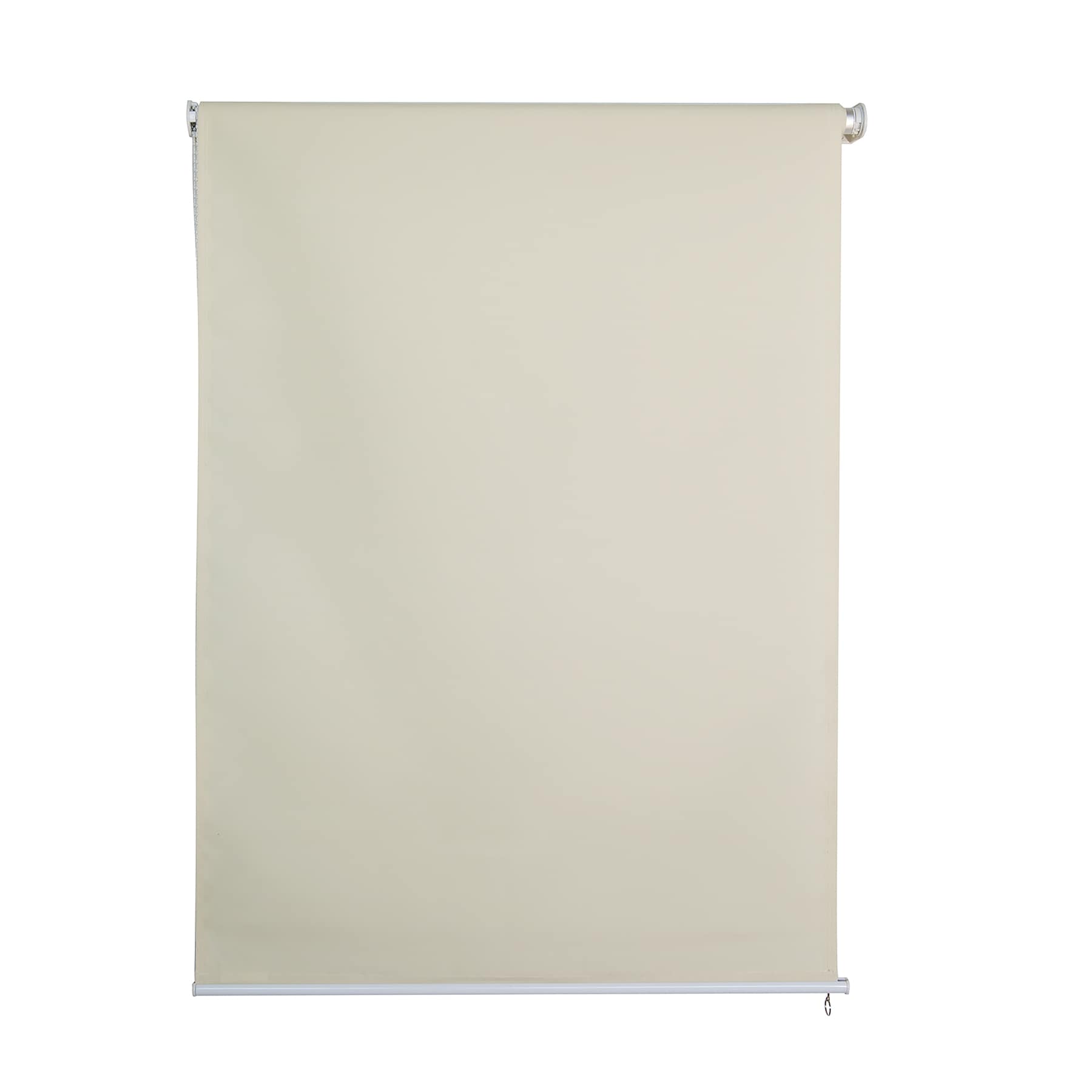 Vertikalmarkise Balkonmarkise Beschattung Sichtschutzrollo 120 cm x 230 cm beige Au&szlig;enrollo Garten - Bild 1