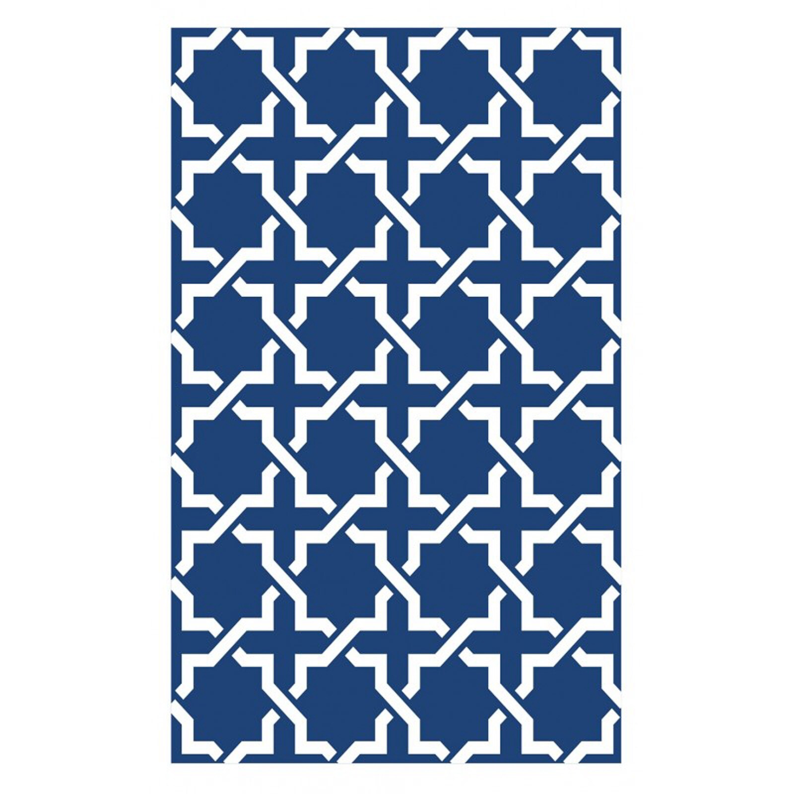 Garten Outdoor Teppich  Modern blau 90x150 cm - Bild 1