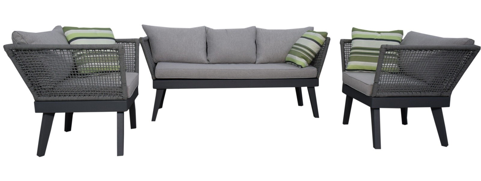 Loungem&ouml;bel Cuba hellgrau - Bild 1