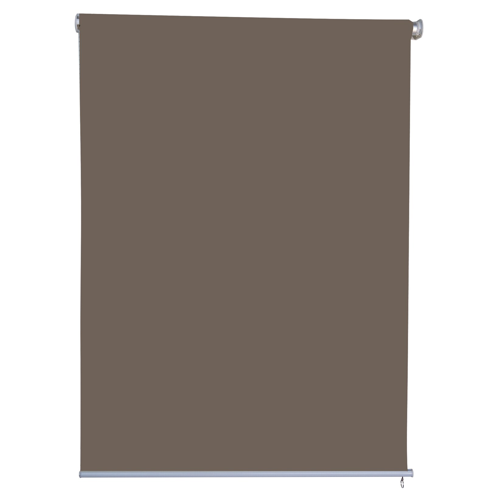 Vertikalmarkise Sichtschutzrollo Außenrollo 1.6x2.3m braun Garten Terrasse Wärmeschutz Verdunklung