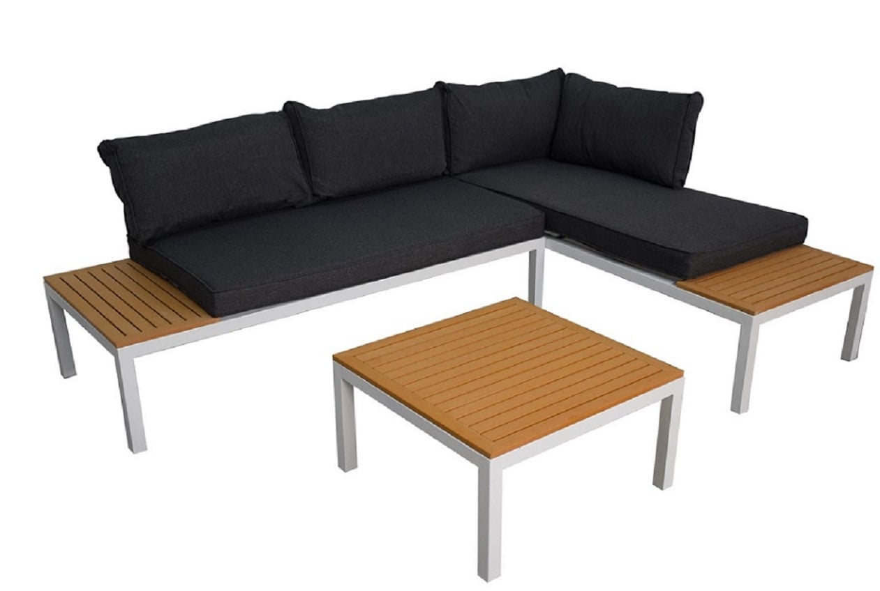 Gartenset Lounge KASSANDRA weiss - Bild 1