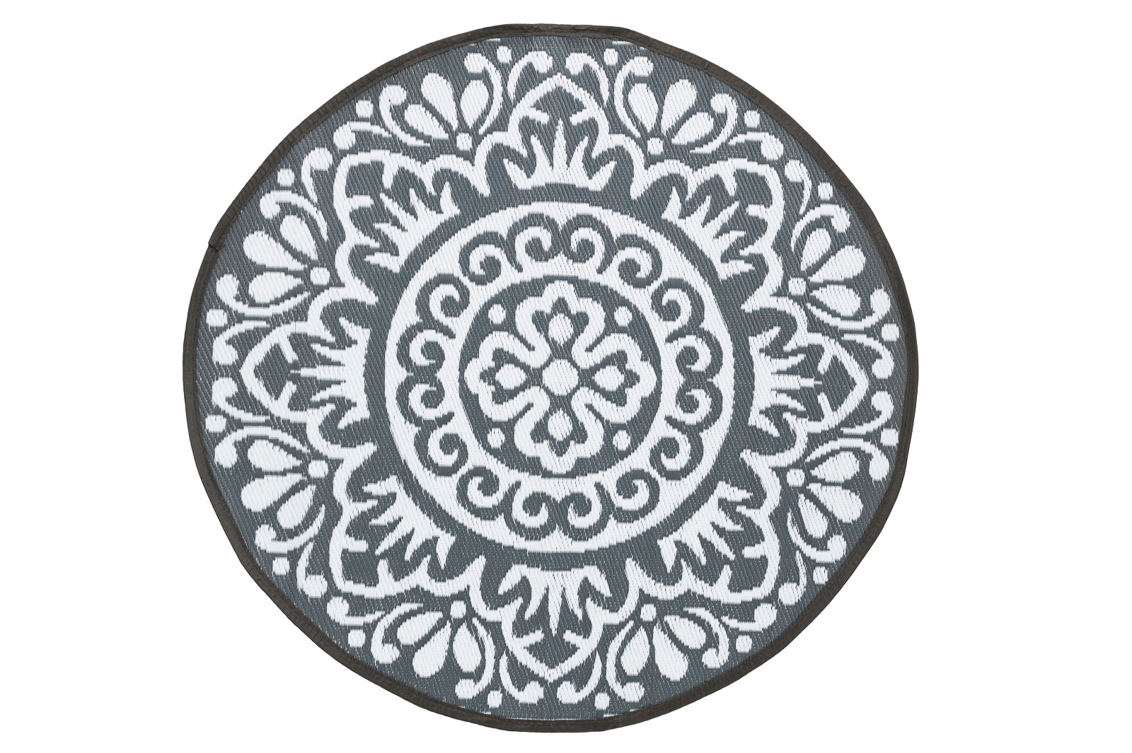 Garten Outdoor Teppich Rondo dunkelgrau rund 120 cm von Jet-Line - Bild 1