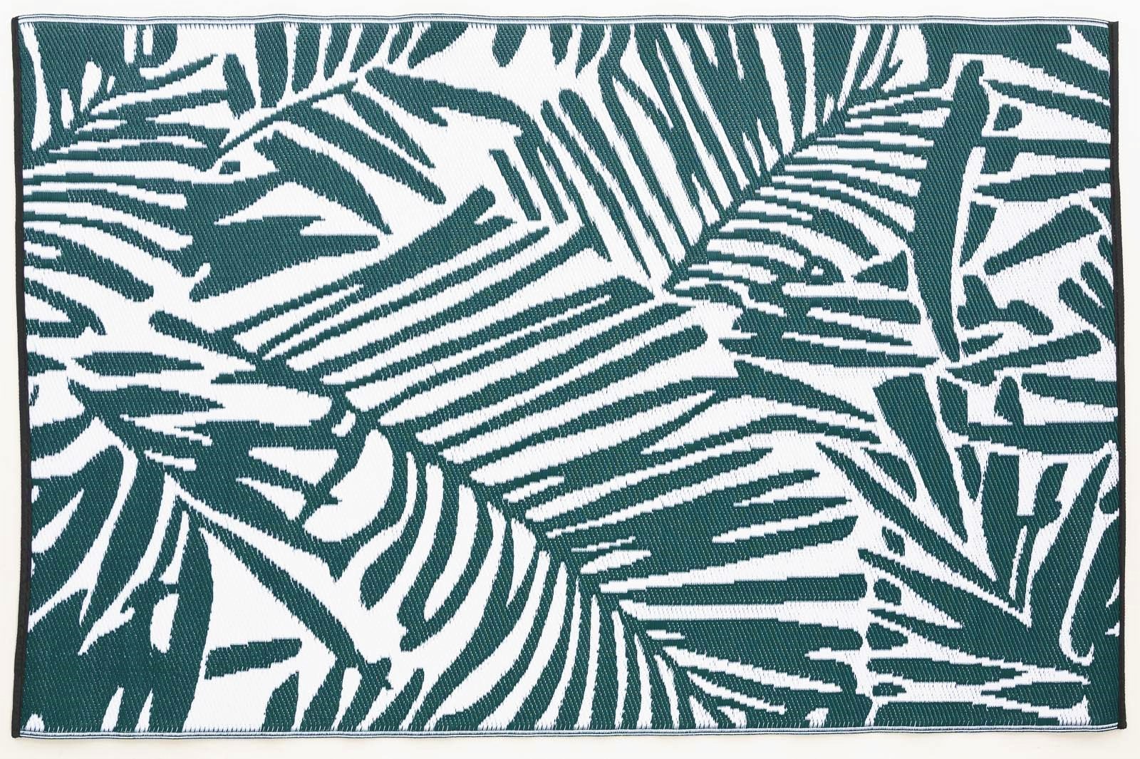 Teppich Outdoor Lorena waldgr&uuml;n 90 x 150 cm - Bild 1