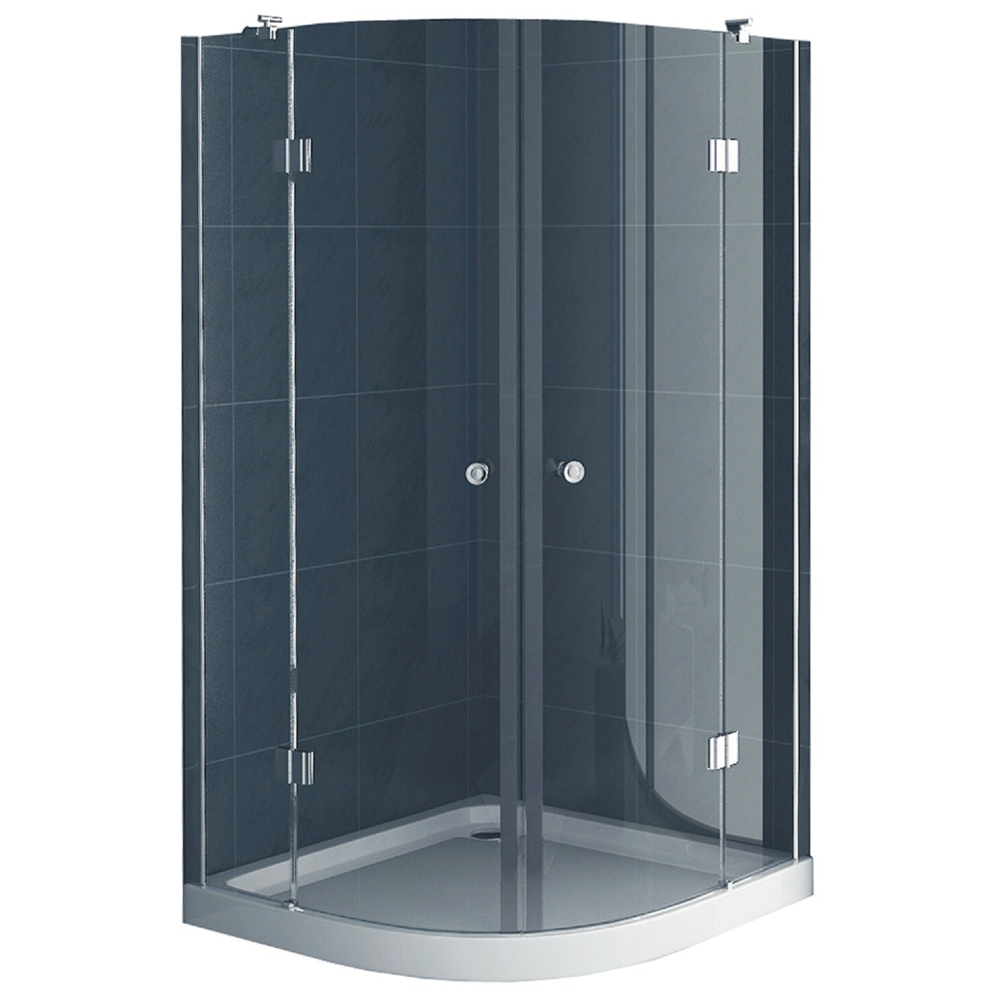 Glasdusche MESSINA 100 x 100 x 195 cm - Bild 1
