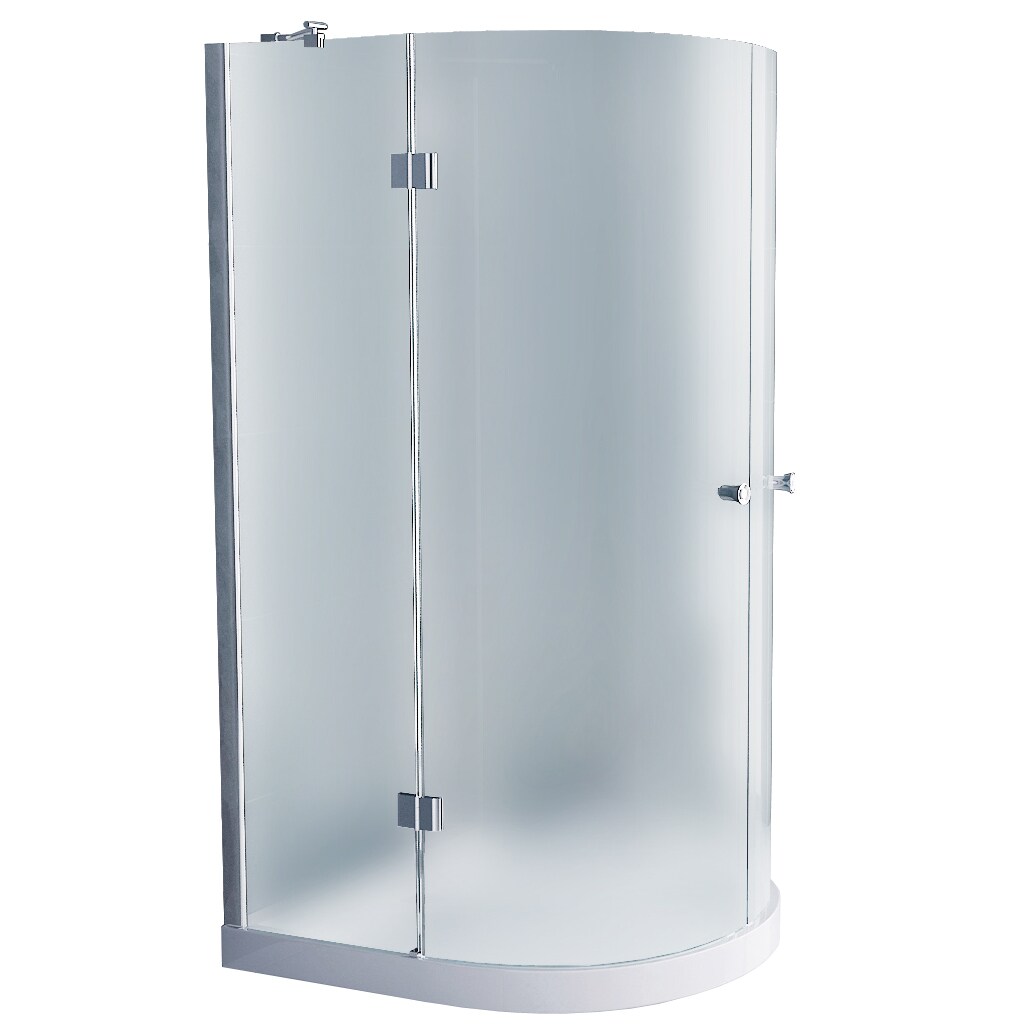 Glasdusche TRIEST frosted