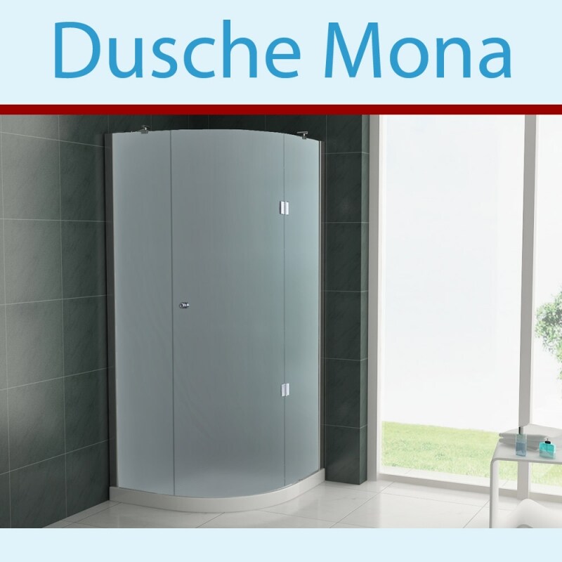 Glasdusche MONA frosted - Bild 1