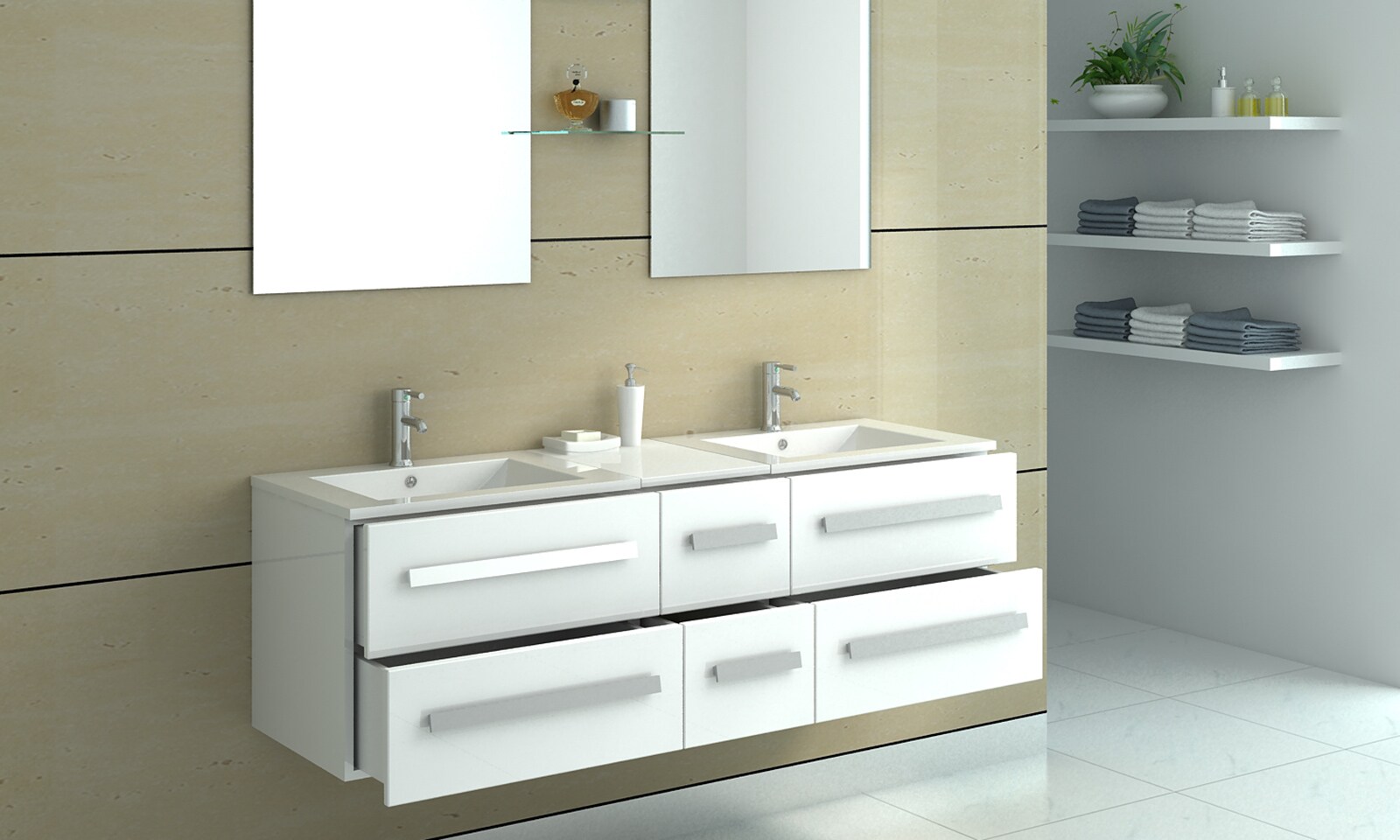 Badset ZUERICH II weiss | 04260180276268