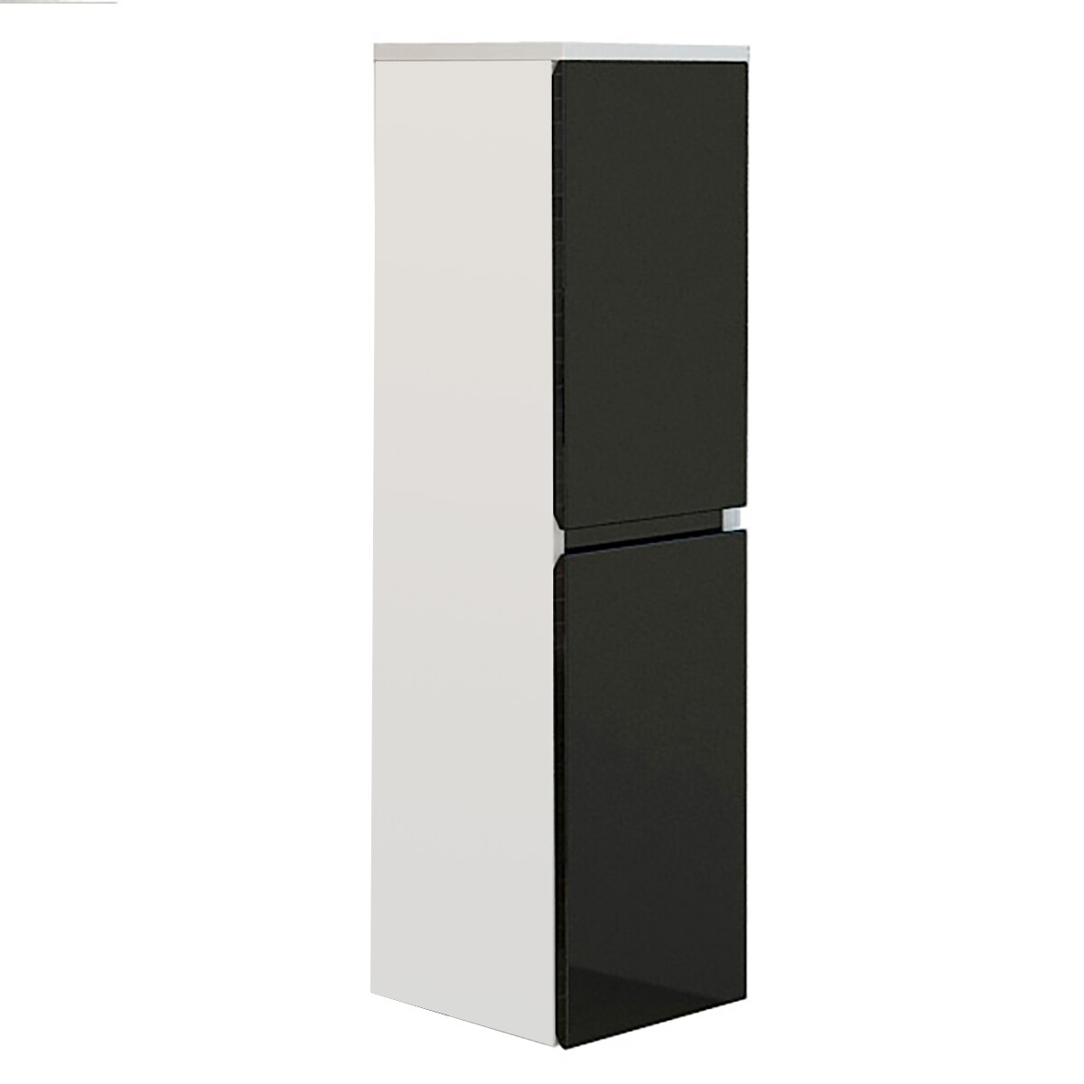 Badschrank AIGER schwarz Badmöbel Hängeschrank Bad Schrank | 04260180277111