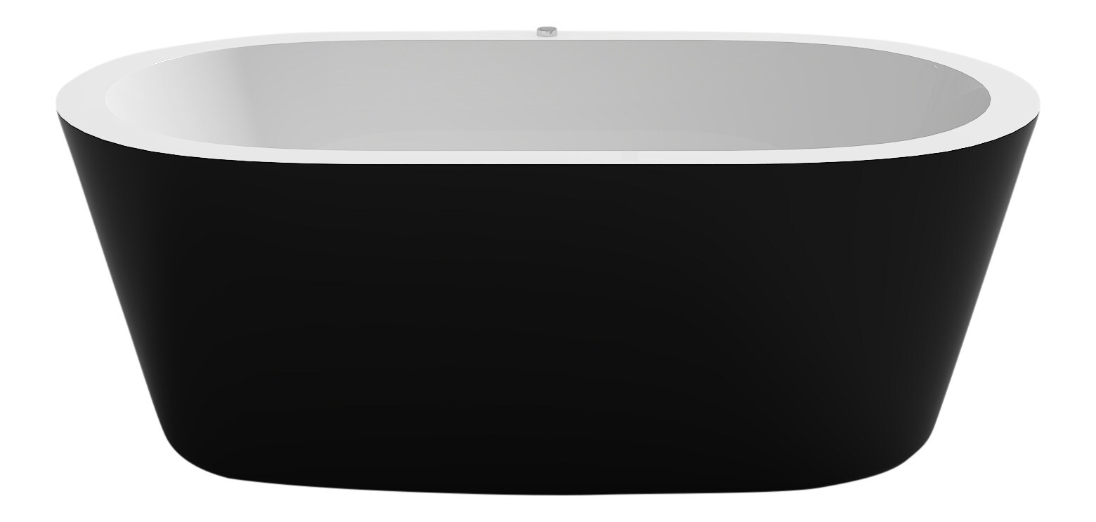 Badewanne MAGGIORE schwarz 170 x 80 cm | 04260180278293