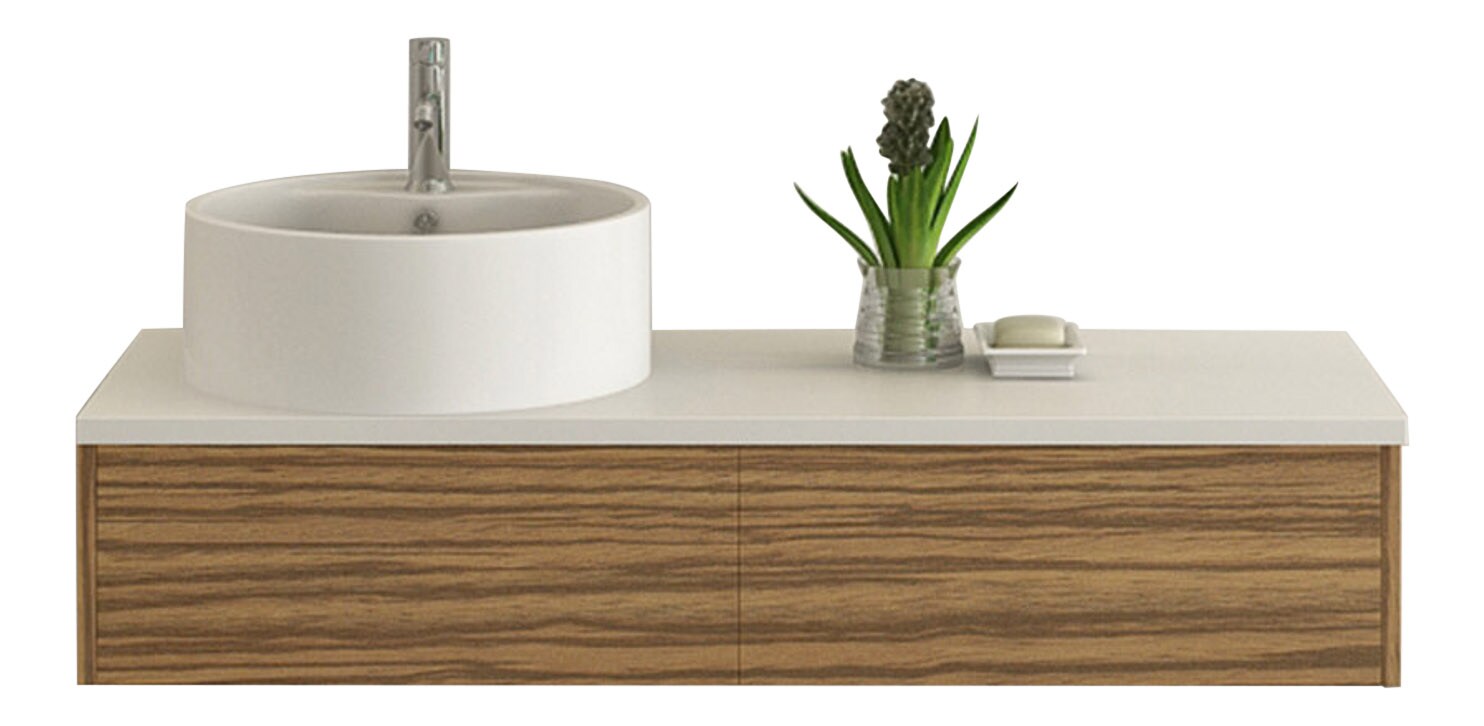 Badset BIEL Holzoptik zebra | 04260180279368