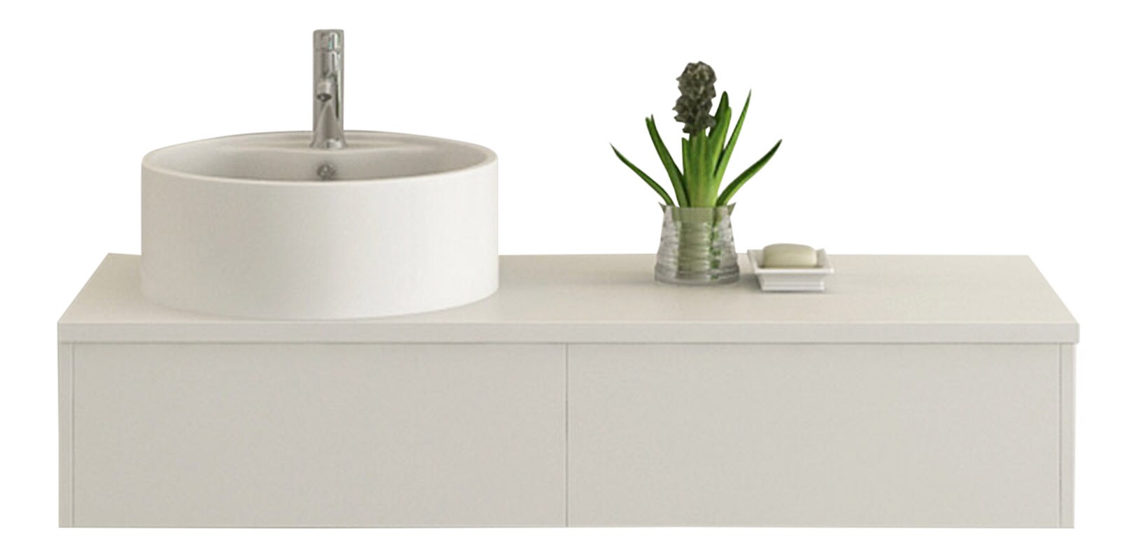 Badset BIEL weiss Waschtisch Unterschrank Waschbecken Bad Badmöbel Badausstattung Badezimmer | 04260180279375