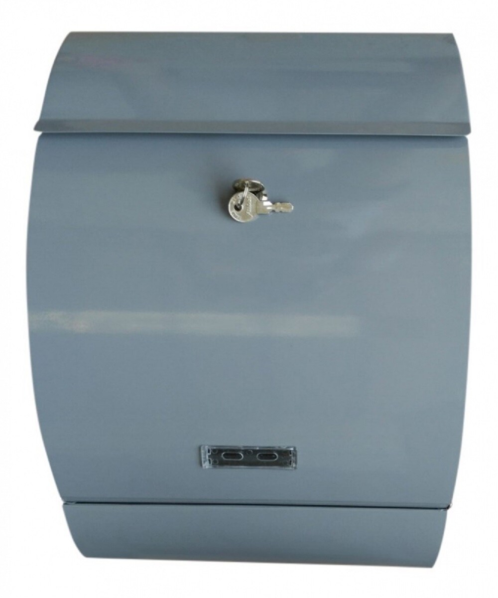 Briefkasten LETTERBOX anthrazit mit Zeitungsfach - Bild 1