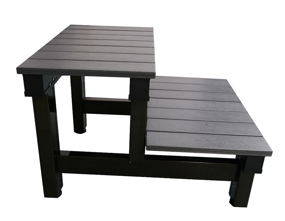 Einstiegstreppe Einstiegsleiter f&uuml;r Whirlpool Au&szlig;enwhirlpool Spa  Jet-Line - Bild 1