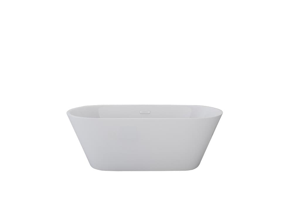 Badewanne freistehend Dehlia  weiss 170x80 cm hochwertiges Acryl 170 x 80 cm - Bild 1