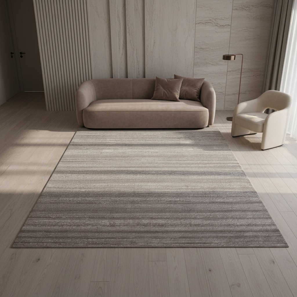Teppich Kurzflor INN in Beige, einfarbig, 120 x 170 cm - Bild 1