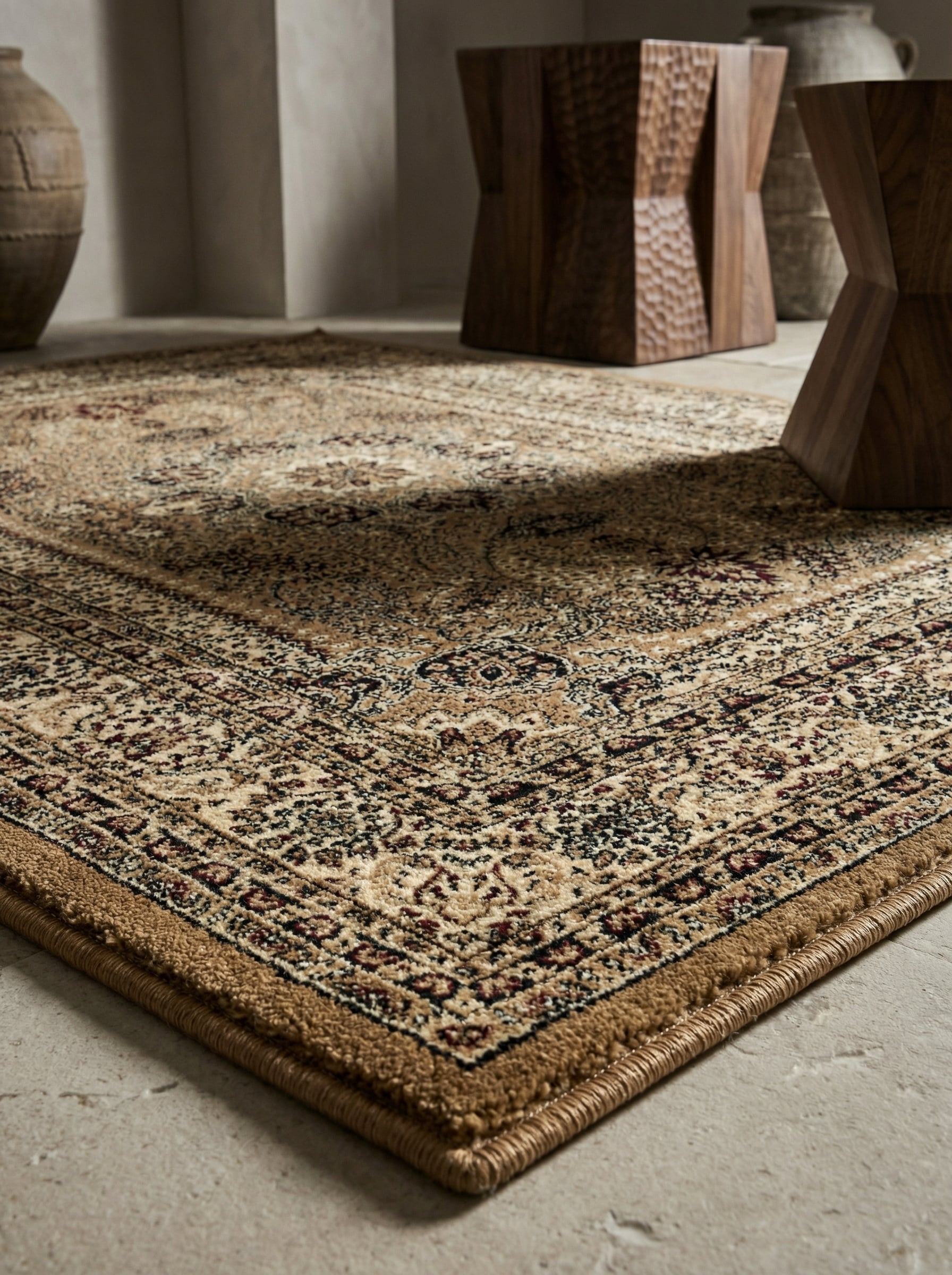Kurzflorteppich TANNHEIM, orientalisch, Beige, 300 x 400 cm online kaufen bei Netto