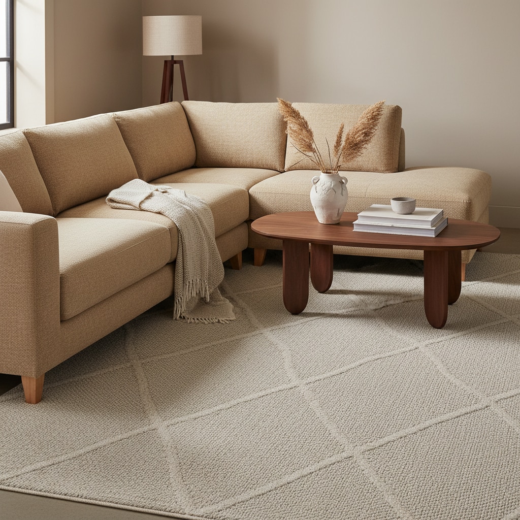 Outdoorteppich IMST, im Boho-Stil, Beige, 200 x 290 cm