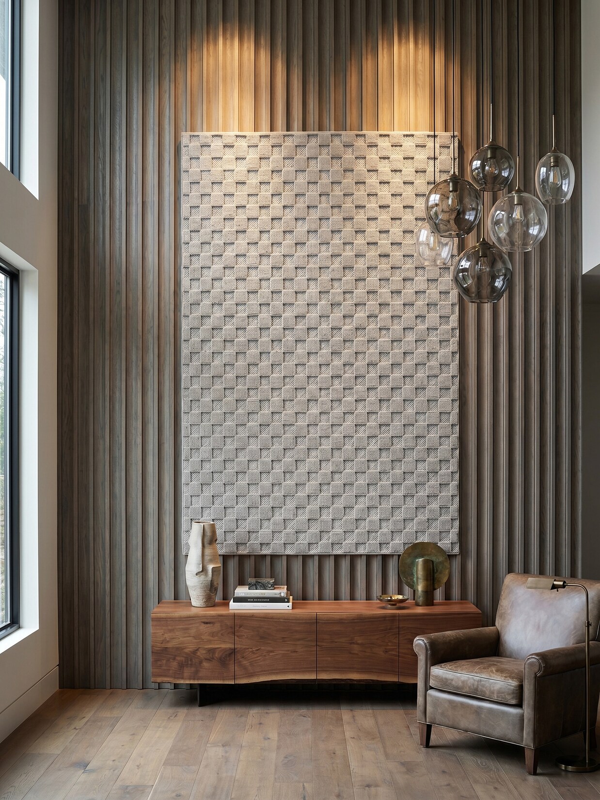 Flachgewebe-Teppich Schachbrett Silber 80x150 cm Schachbrett