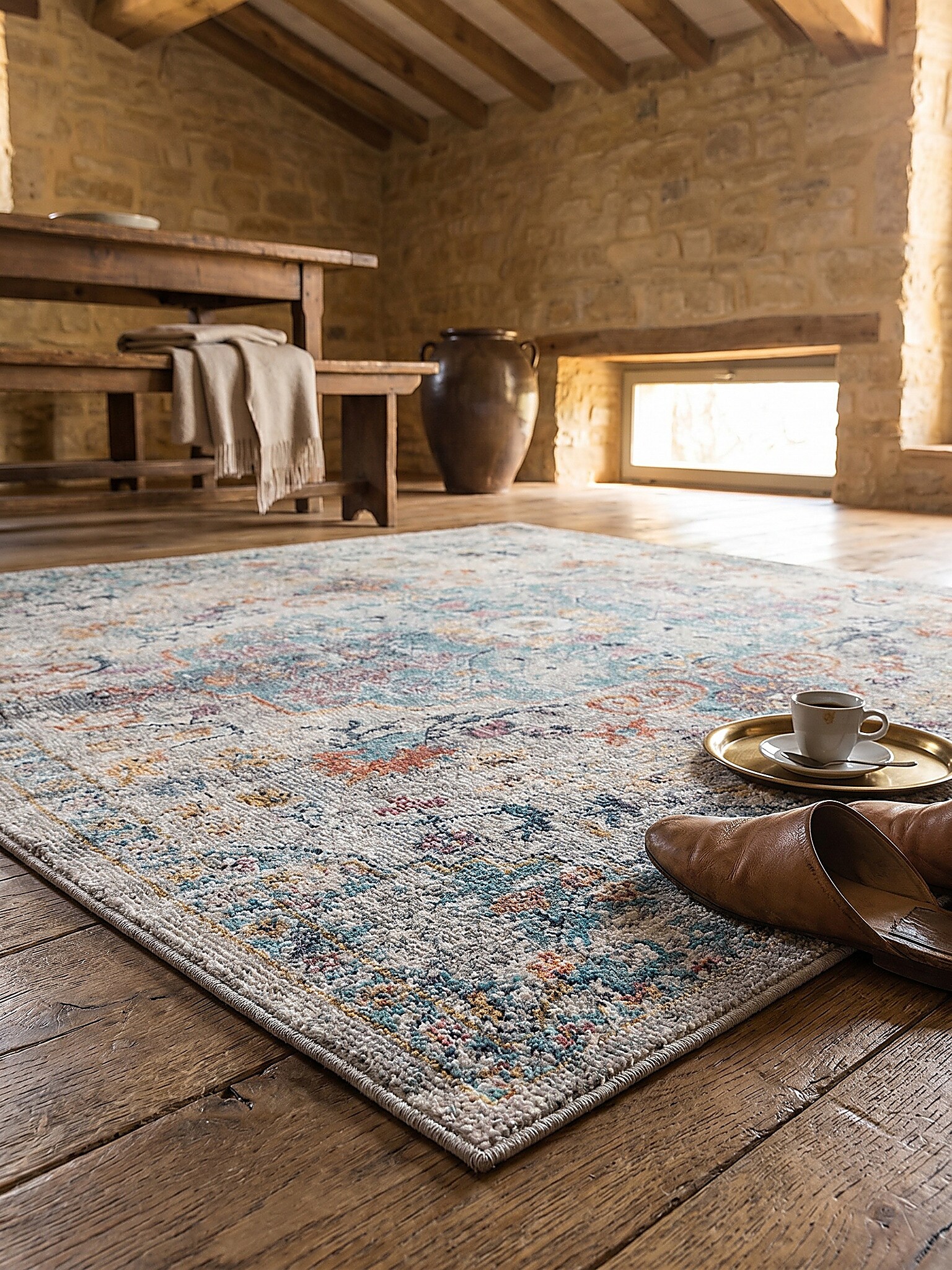 Outdoor-Teppich Niederflor Mehrfarbig 160x230 cm - LIMMAT