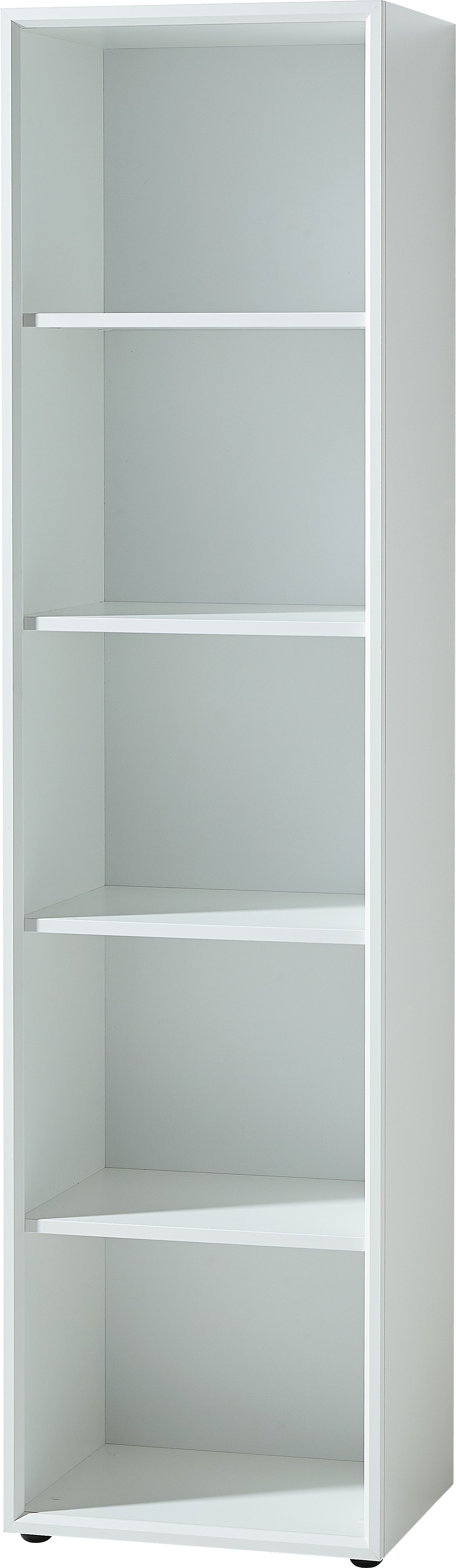 Aktenregal Hoch Schmal | 50x196x37 cm (5 Ordnerh&ouml;hen) | Stabil 22kg Belastbar | B&uuml;roregal Wei&szlig; | Made in Germany | Serie MUENCHEN Kadima Design - Bild 1