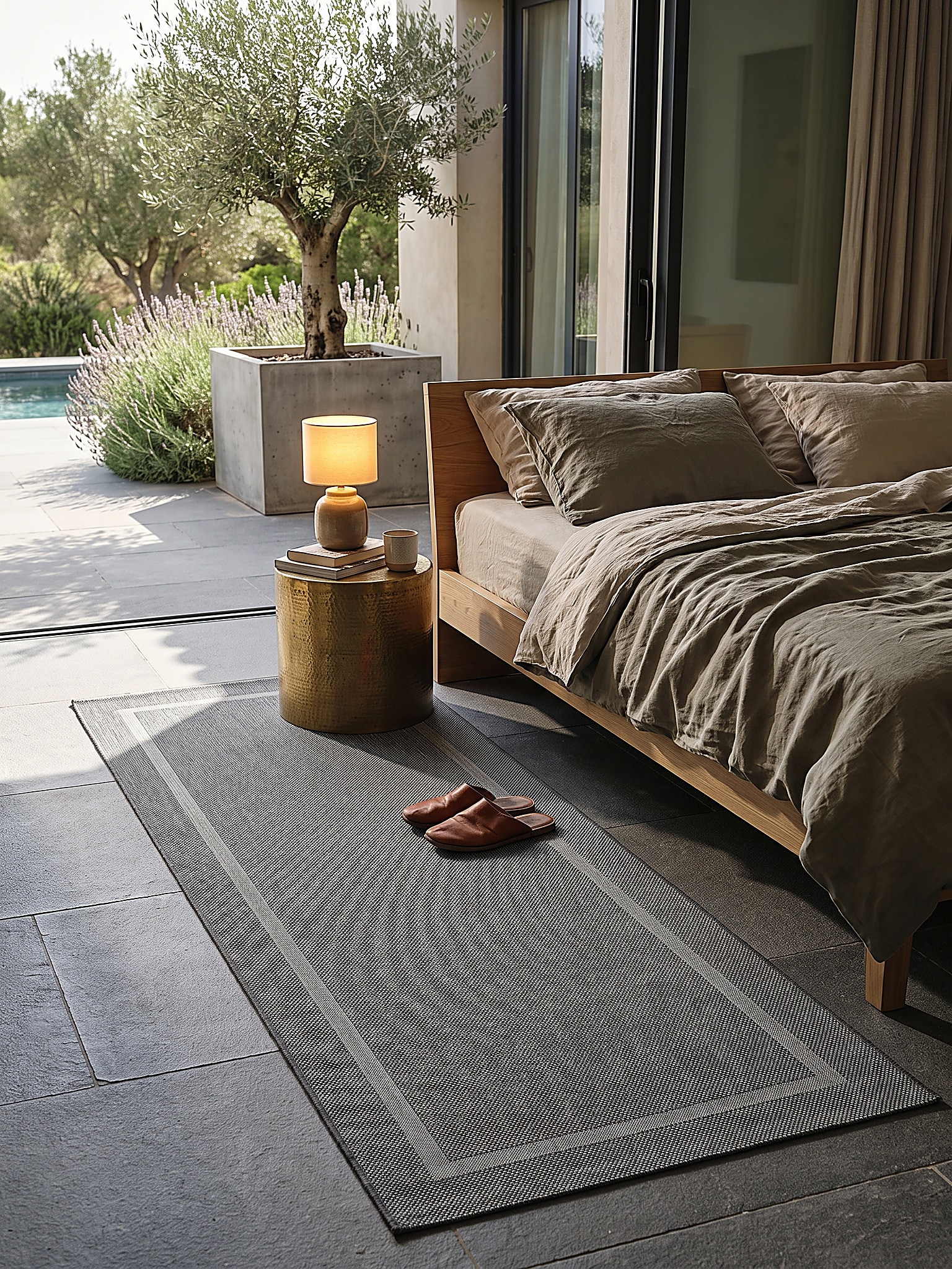 L&auml;ufer Flachgewebe Anthrazit 80x200 cm - BORNO | Kadima Design - Bild 1