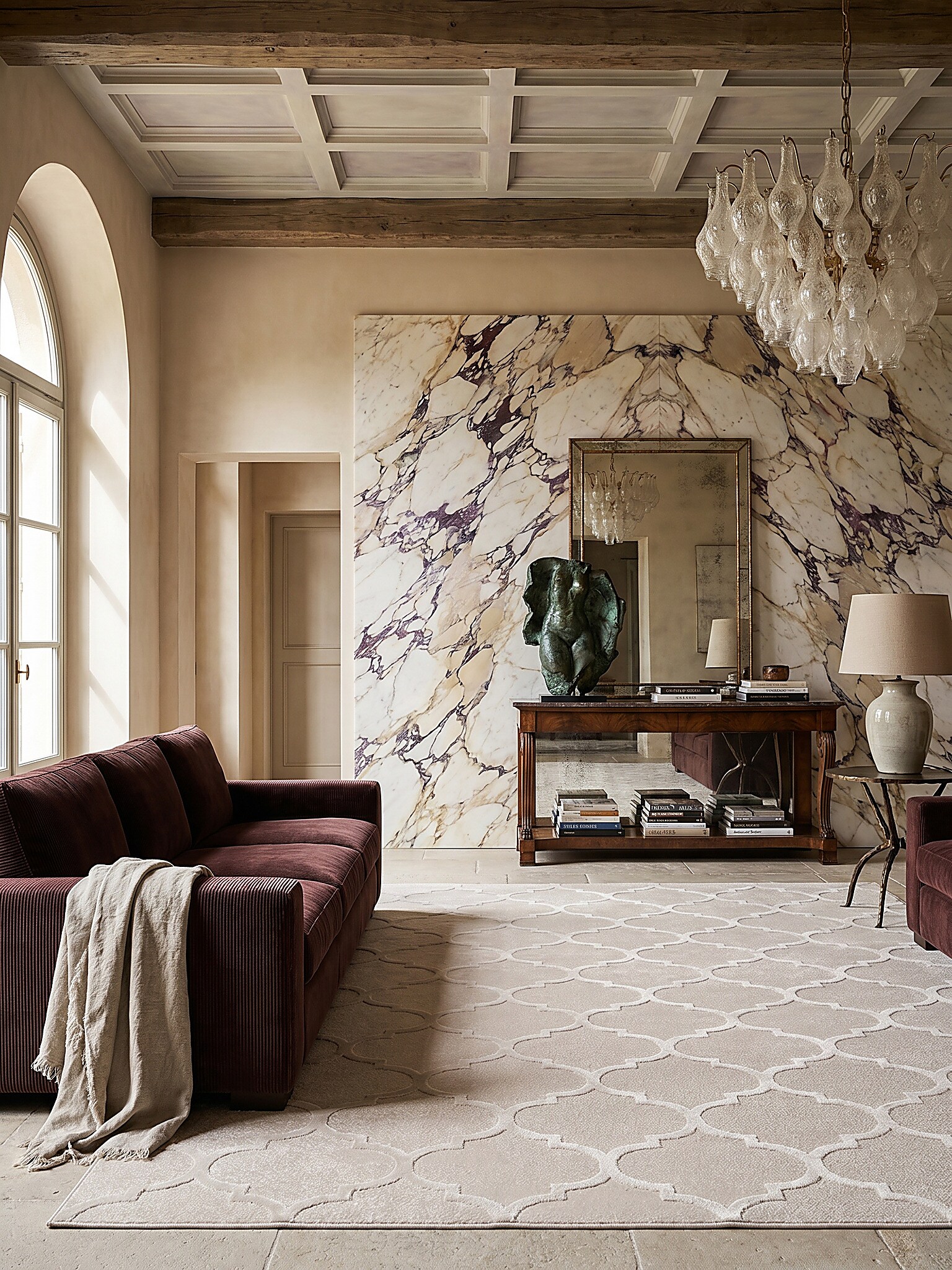 Teppich Kurzflor Beige 140x200 cm - ERESMA | Kadima Design - Bild 1