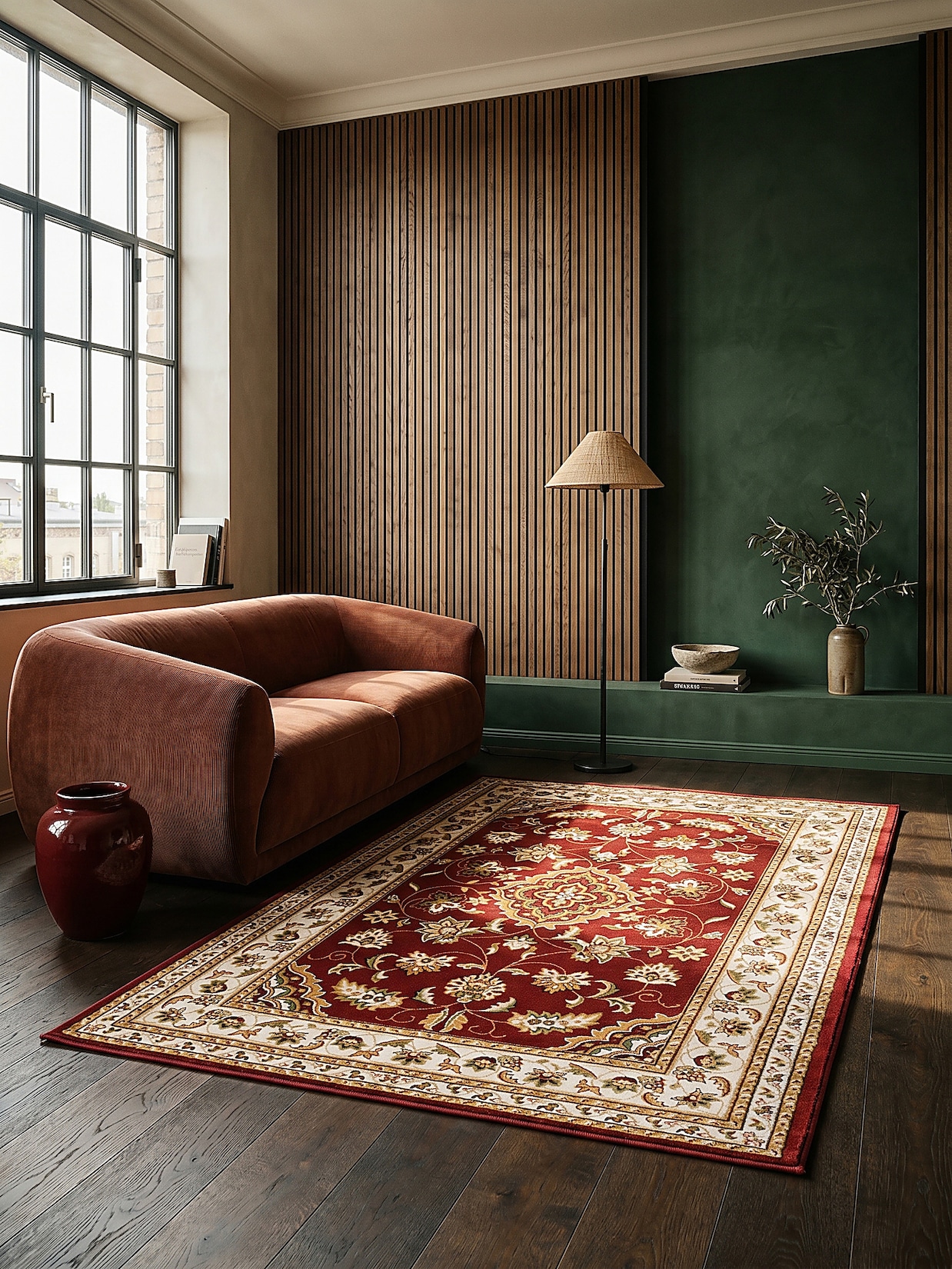 Teppich Orient Rot 160 x 230 cm - GLAZERT Kadima Design