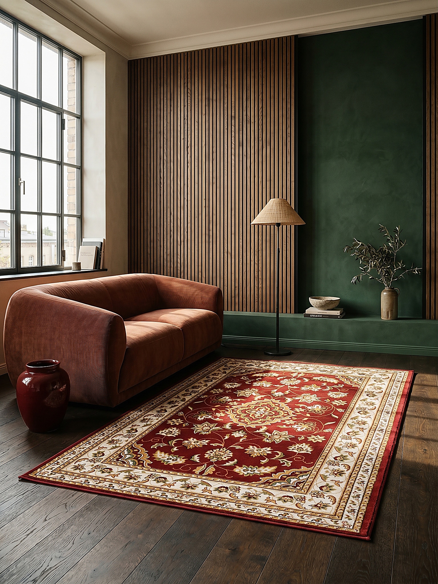 Teppich Orient Rot 200 x 290 cm - GLAZERT | Kadima Design - Bild 1