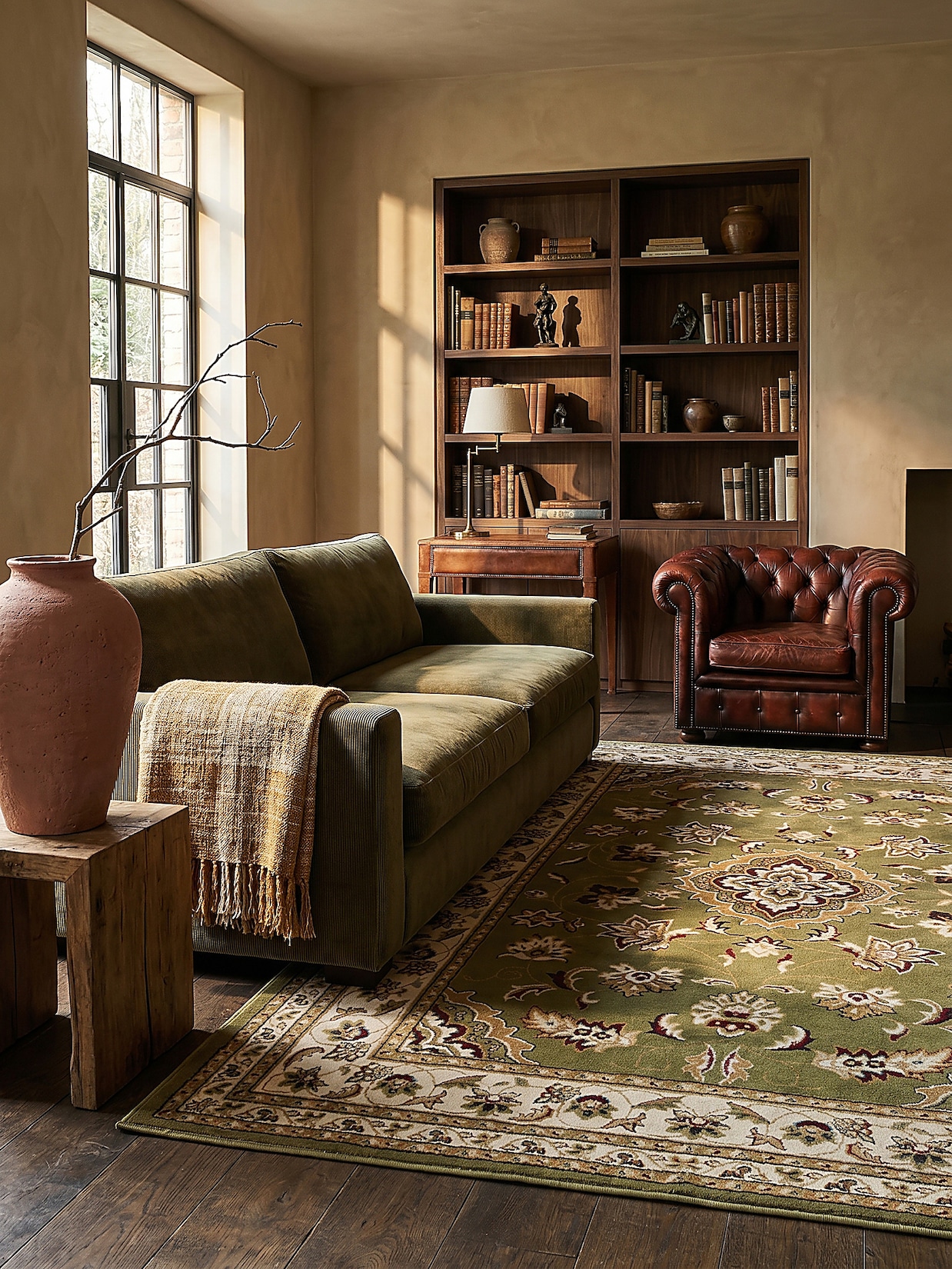 Teppich Orient Grün 120 x 170 cm - GLAZERT Kadima Design