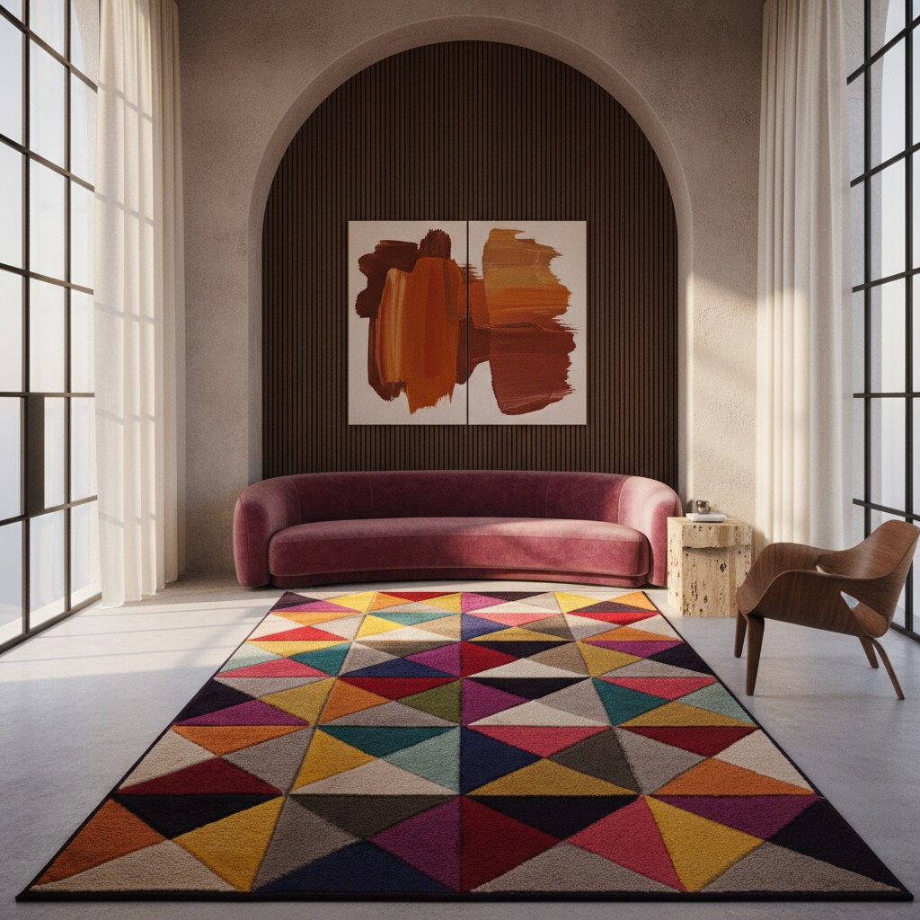 Teppich handgeschnitzt Bunt 200 x 290 cm - MEON Kadima Design