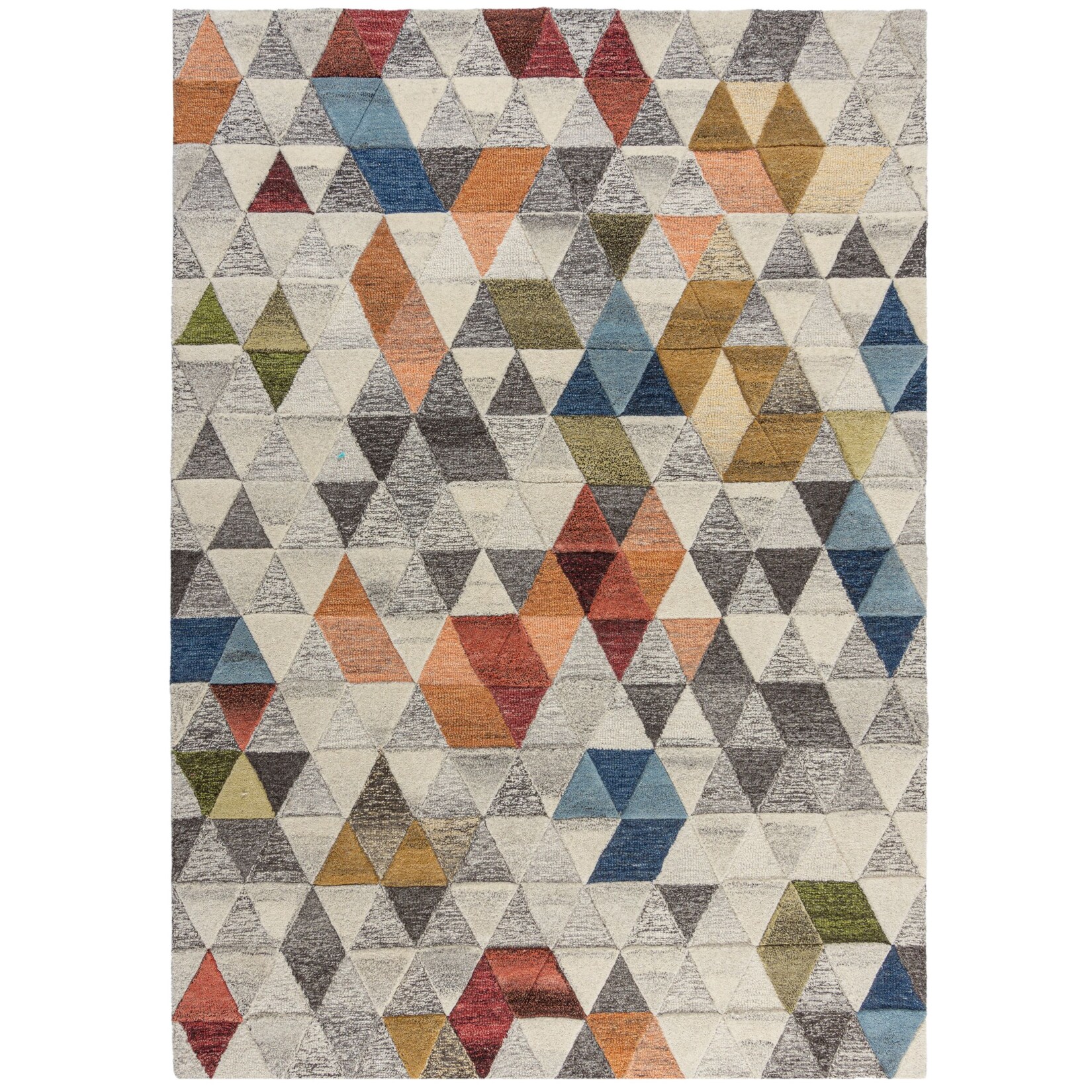 Wollteppich schmutzabweisend Bunt 160 x 230 cm - ESK Kadima Design
