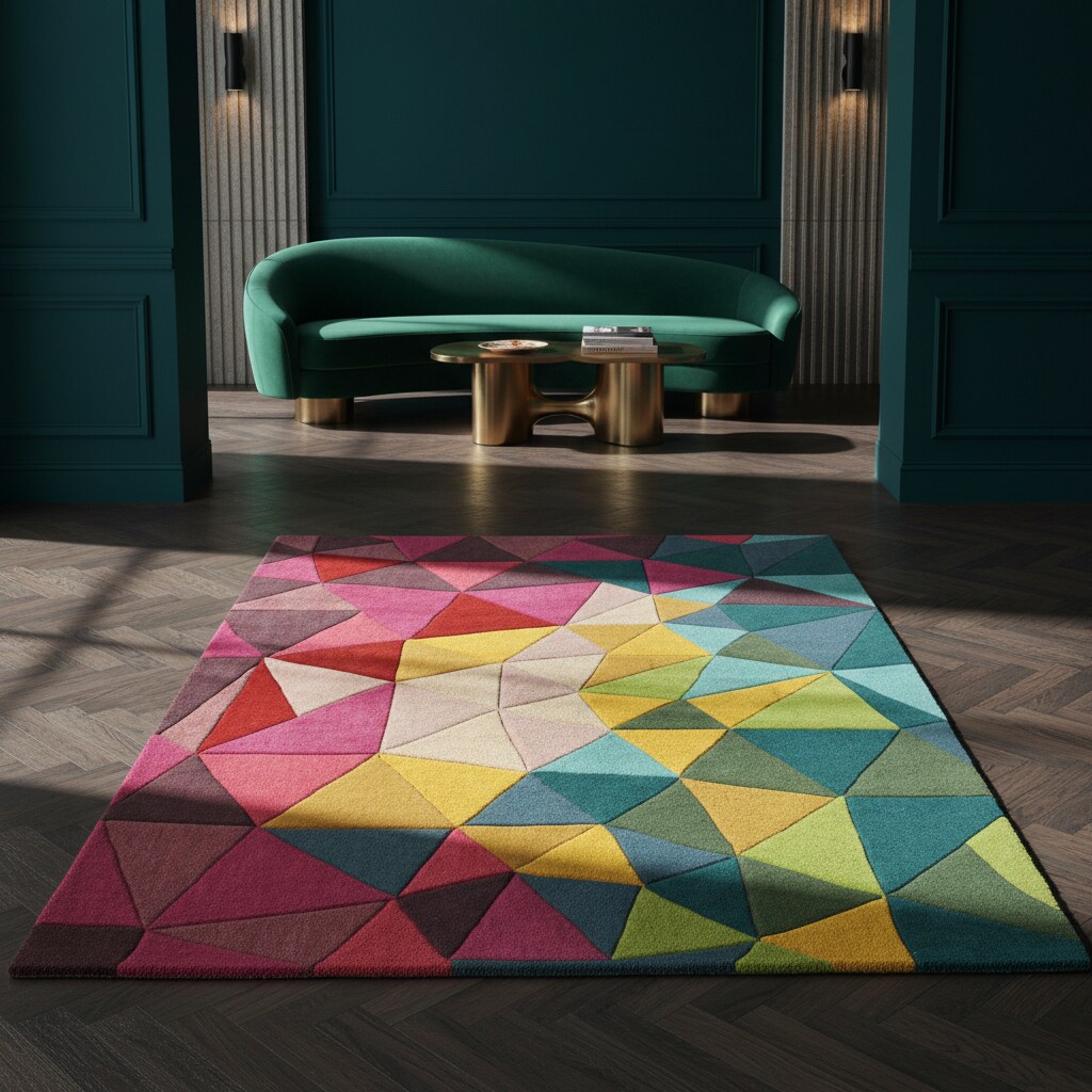 Wollteppich schmutzabweisend Bunt 200 x 290 cm - DERWENT Kadima