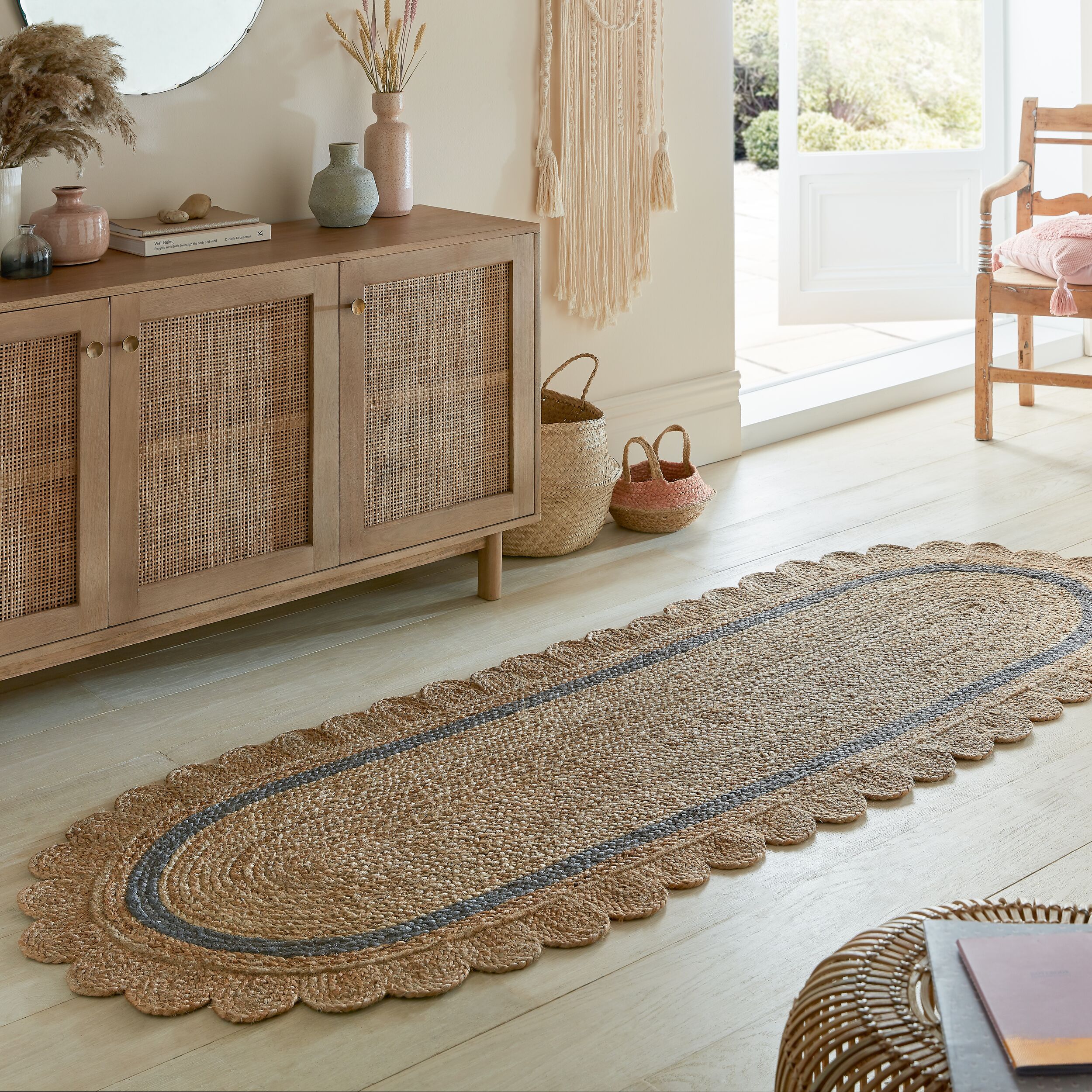 L&auml;ufer Jute Braun-Grau 80 x 230 cm - PLYM | Kadima Design - Bild 1