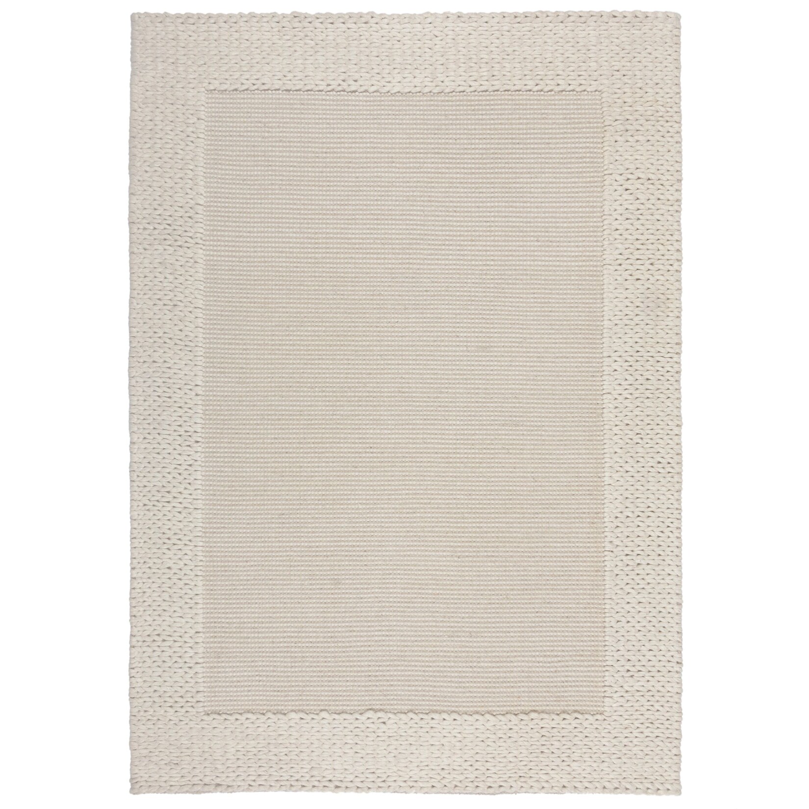 Teppich Wollmischung Beige 160 x 230 cm - CALDER Kadima Design