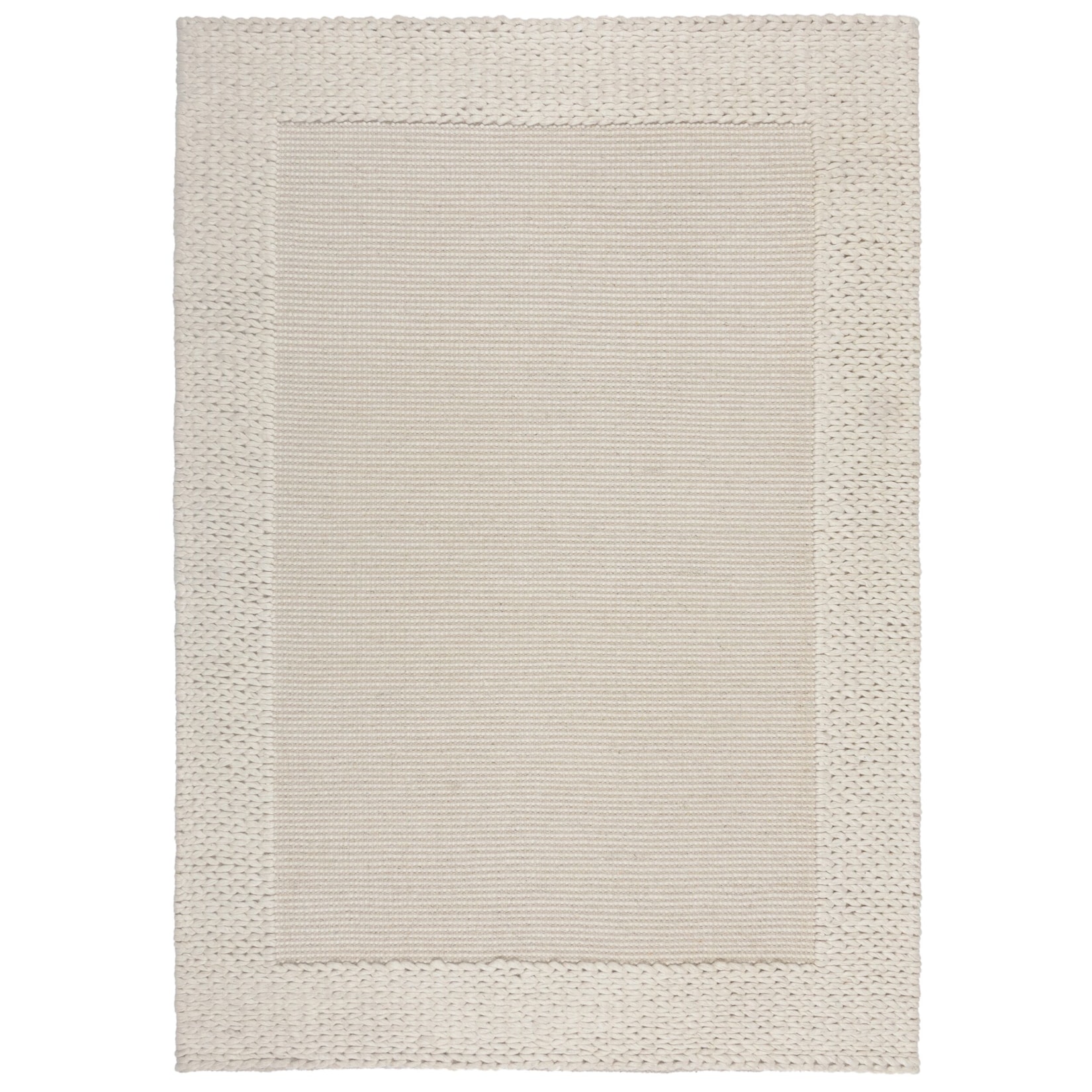 Teppich Wollmischung Beige 200 x 290 cm - CALDER Kadima Design