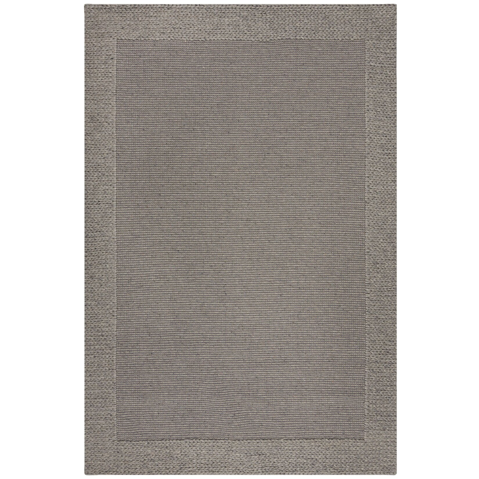 Teppich Wollmischung Grau 160 x 230 cm - CALDER Kadima Design