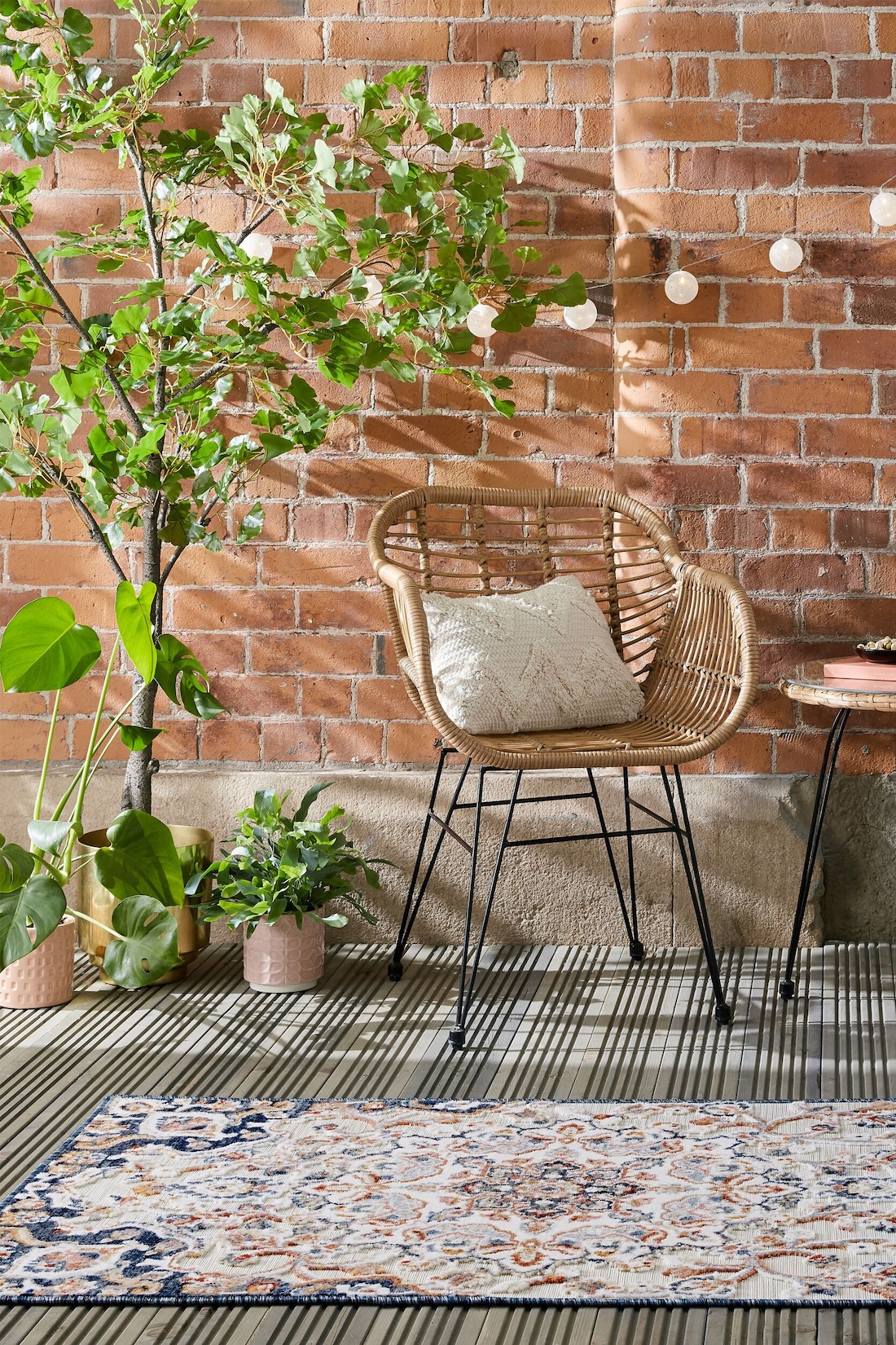 Outdoor-Läufer waschbar Bunt 80 x 230 cm - LAGAN Kadima Design