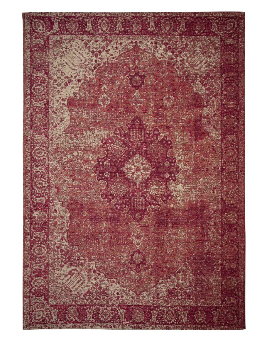Vielseitiger Vintage Teppich "Coquet Tara". Farbe: Rosa, 200x290 cm | Kadima Design - Bild 1