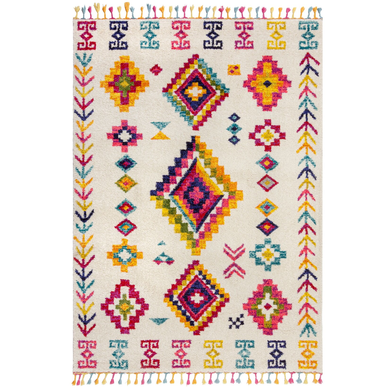 Teppich Boho Bunt 200 x 290 cm - ARUN Kadima Design