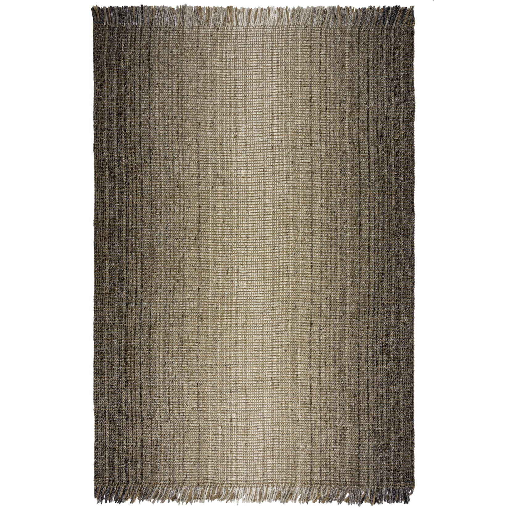 Teppich Wollmischung Grau 200 x 290 cm - WEAVER Kadima Design