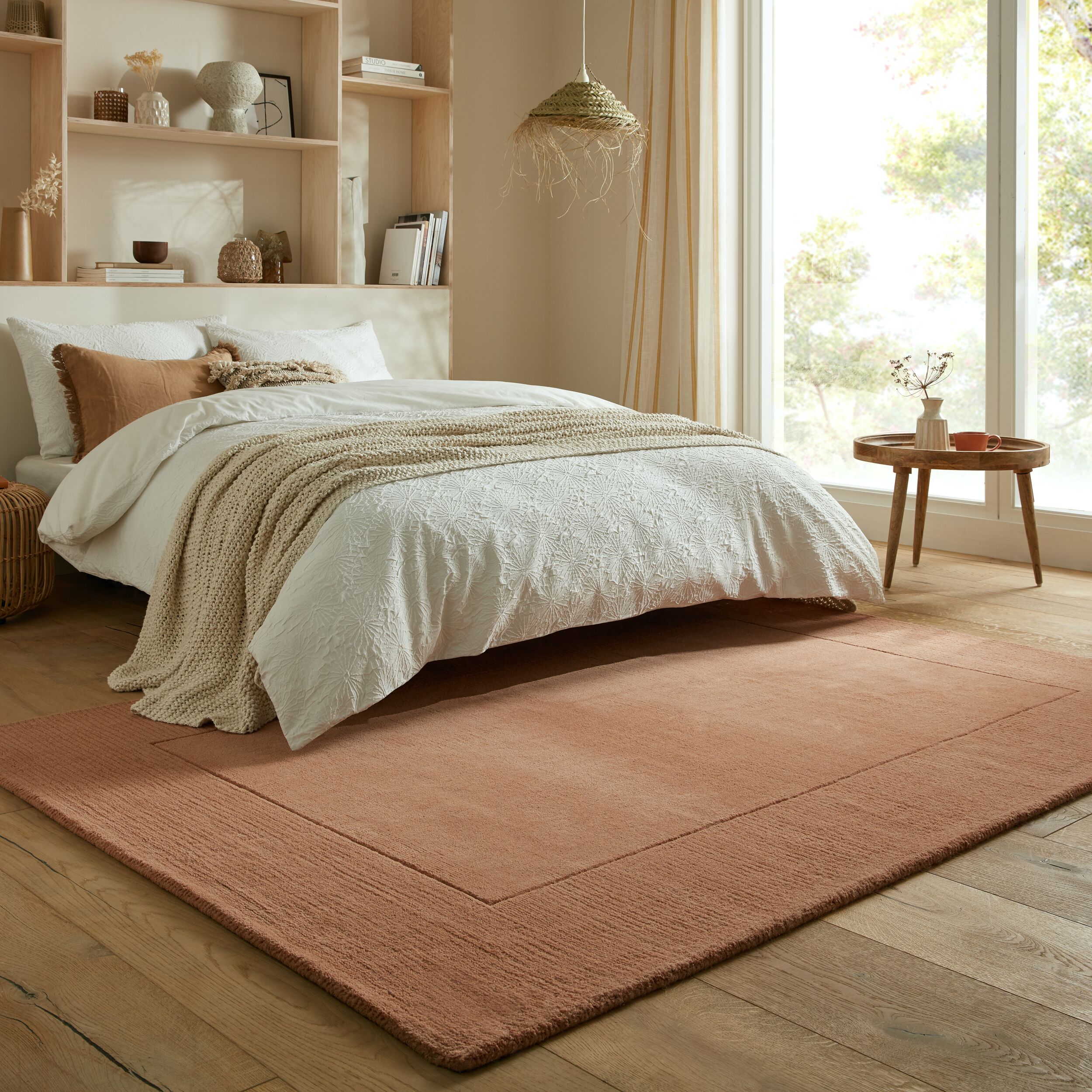 Wollteppich Kurzflor Orange 200 x 290 cm - MOLE | Kadima Design - Bild 1