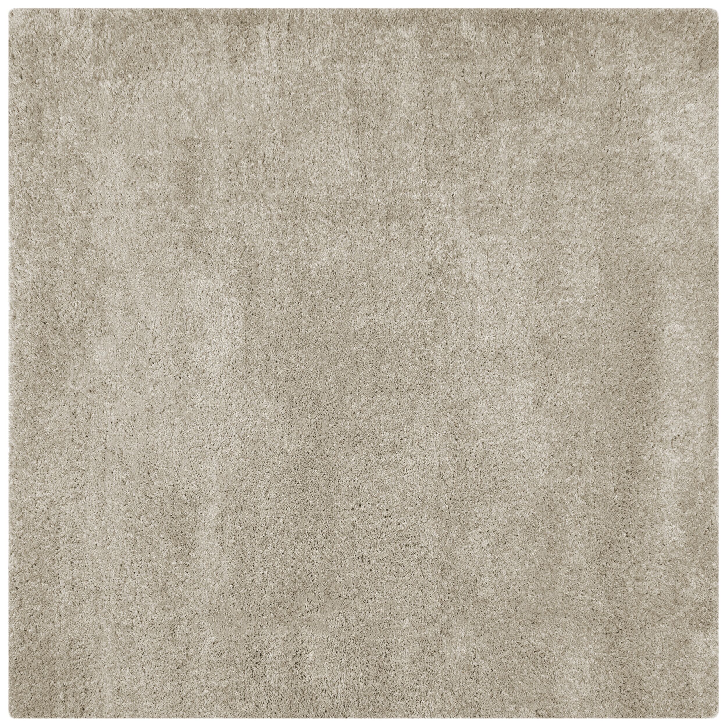 Strapazierf&auml;higer & Kuscheliger Hochflor-Teppich "Lyne". Farbe: Beige, 200x200 cm | Kadima Design - Bild 1