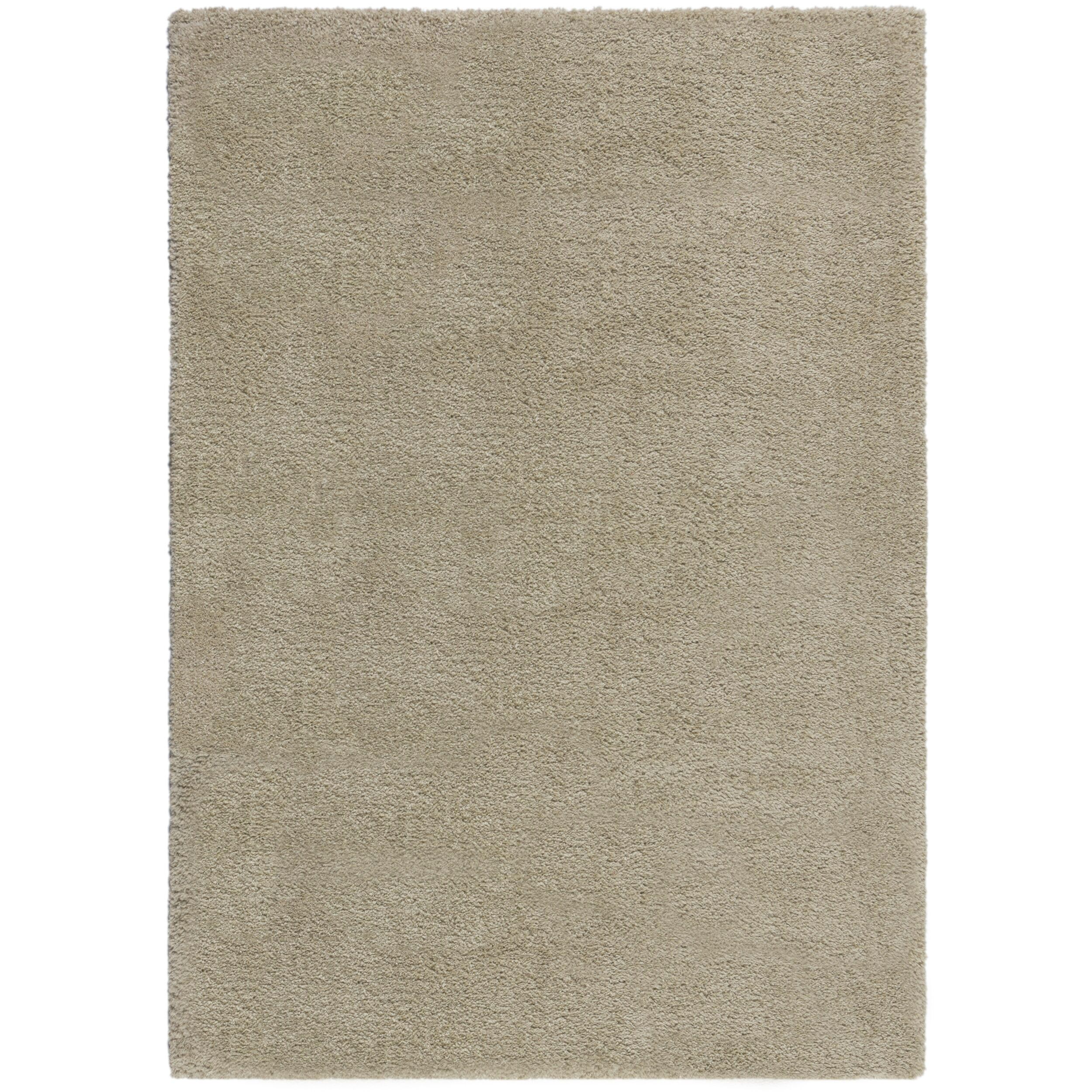 Strapazierf&auml;higer & Kuscheliger Hochflor-Teppich "Lyne". Farbe: Beige, 140x200 cm | Kadima Design - Bild 1