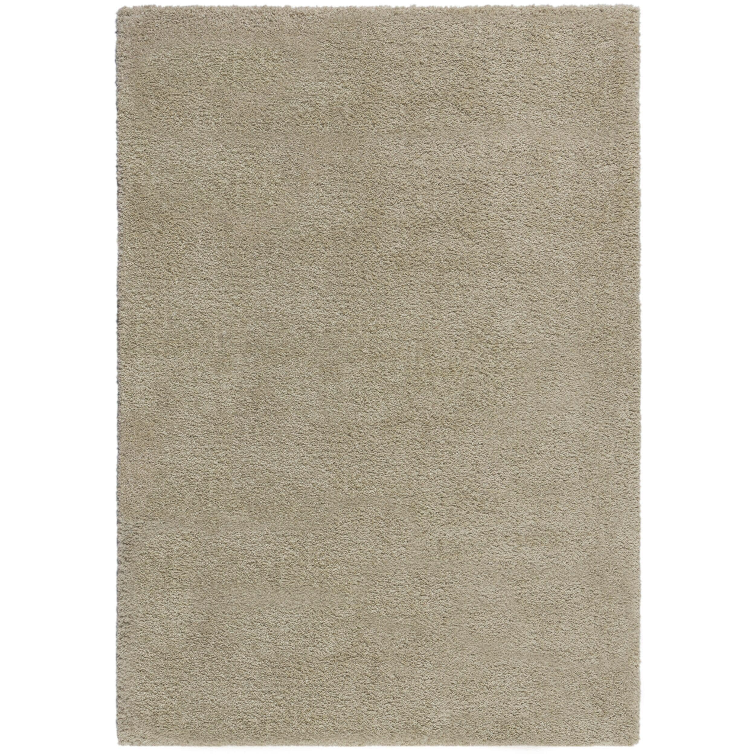 Strapazierf&auml;higer & Kuscheliger Hochflor-Teppich "Lyne". Farbe: Beige, 80x150 cm | Kadima Design - Bild 1