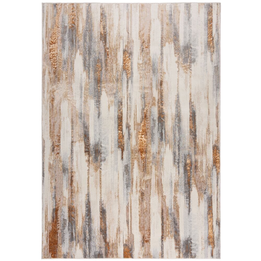 Teppich abstrakt Gold 160 x 230 cm - ZENNOR Kadima Design