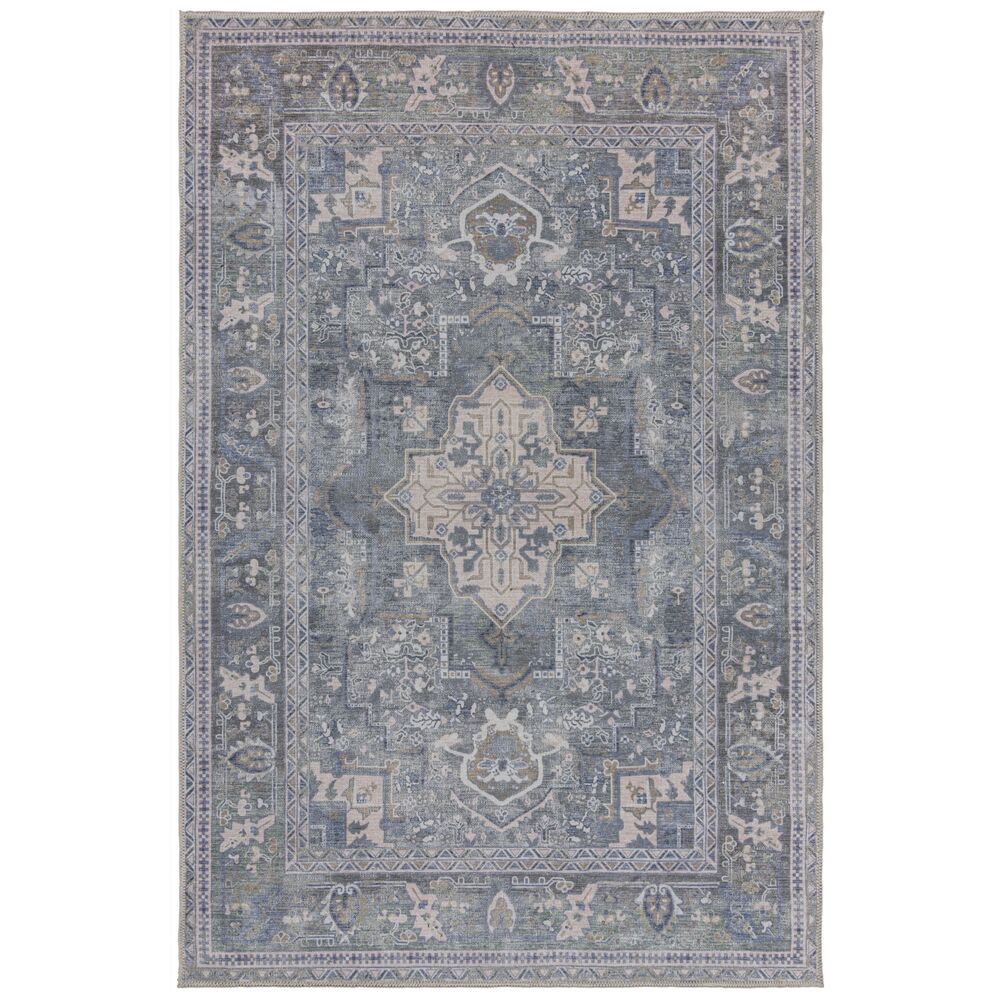 Teppich waschbar T&uuml;rkis 160 x 230 cm - HALD | Kadima Design - Bild 1