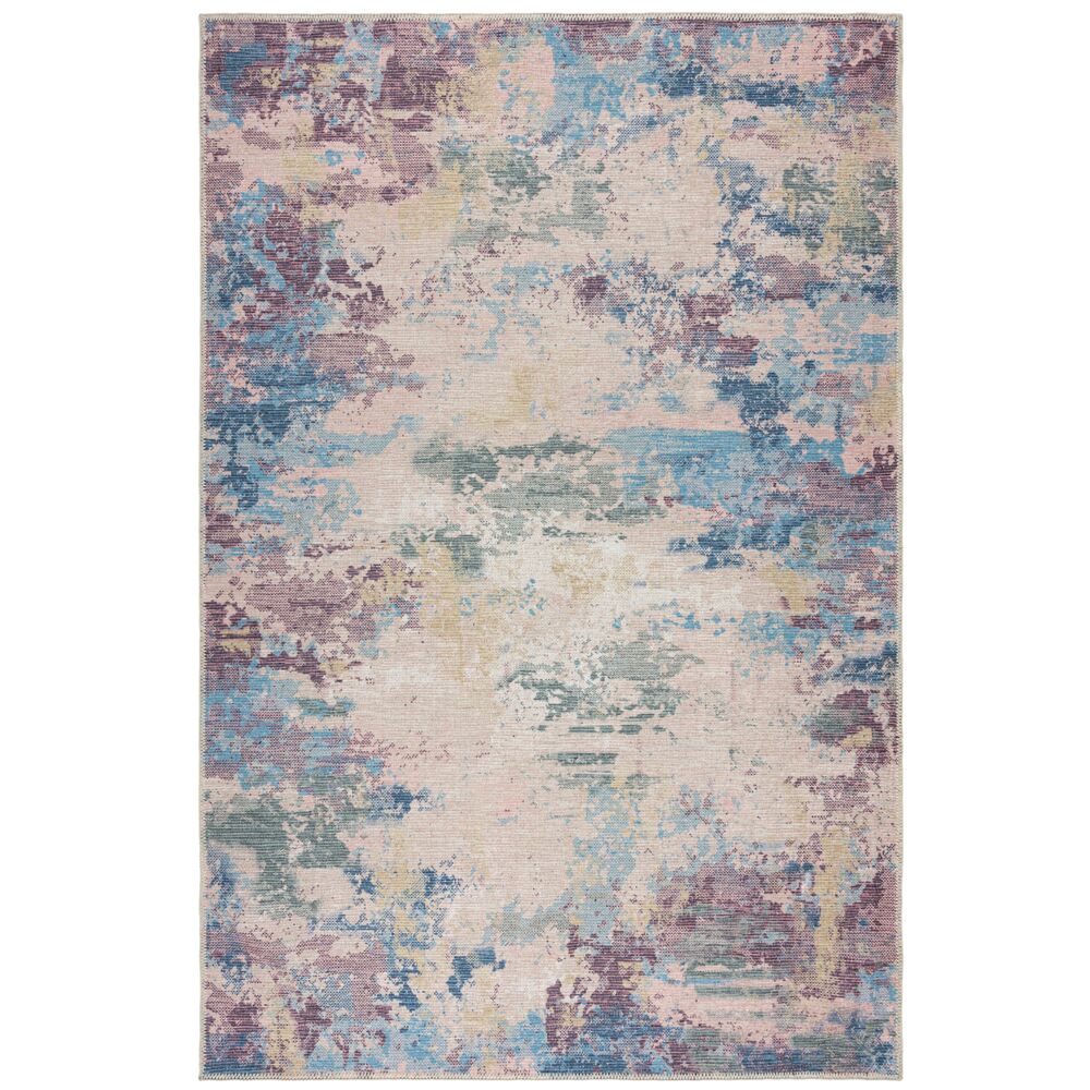 Maschinenwaschbarer bunter Teppich aus recycelten Fasern - "Cray" Serie. 80x150 cm | Kadima Design - Bild 1