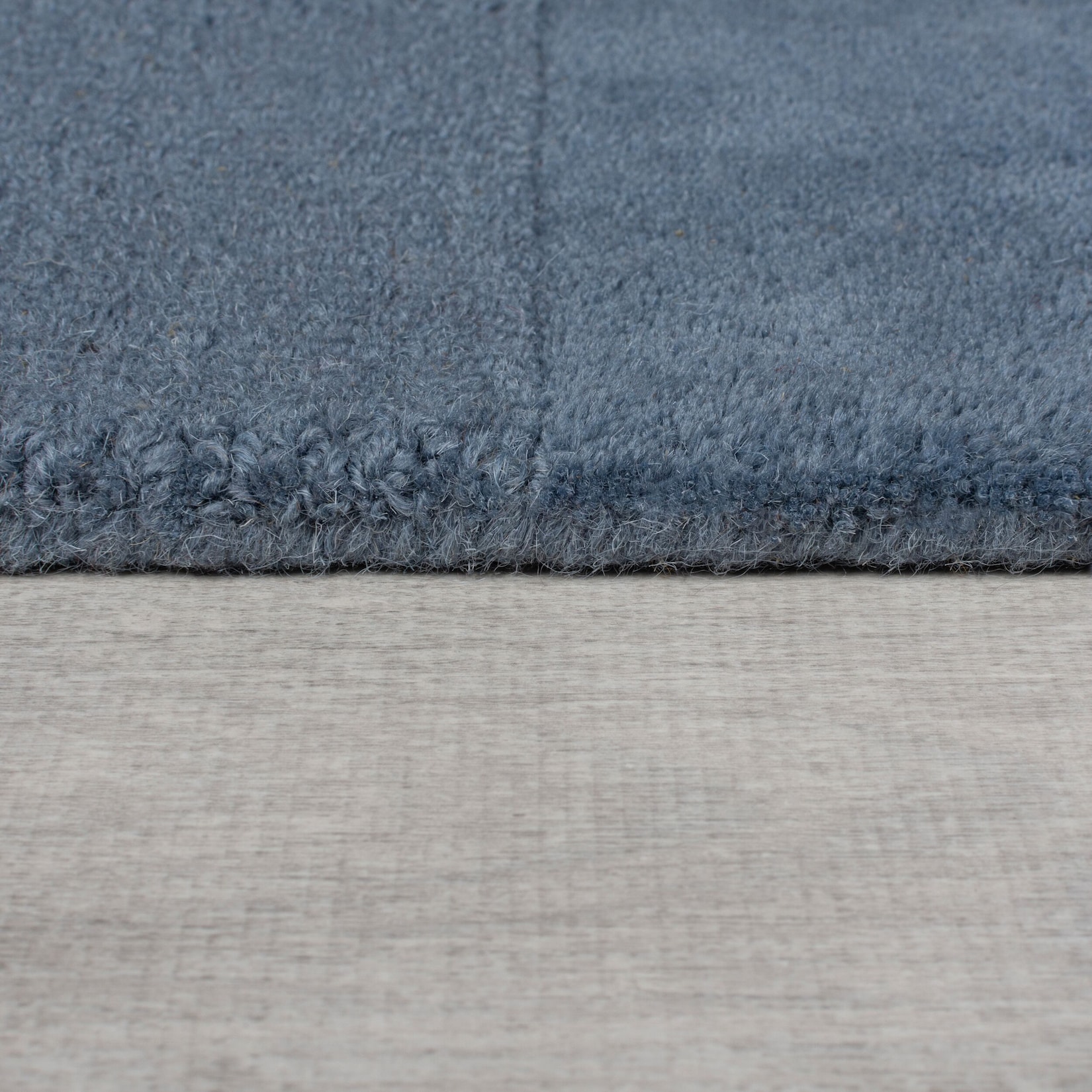 Läufer Wolle Blau 60 x 230 cm - DEBEN Kadima Design
